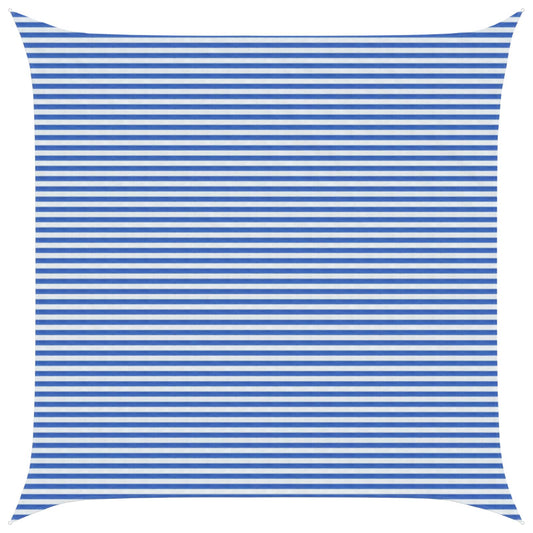 Zonneschaduwzeil Blauw en Wit 7 x 7 m HDPE is nu te koop bij PeponiXL, paradijselijk wonen!