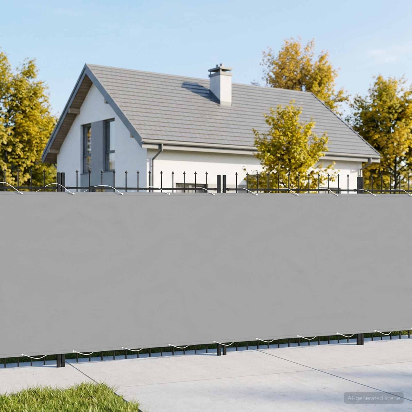 Balkon Privacy Scherm 150 x 700 cm Stof met PU-coating is nu te koop bij PeponiXL, paradijselijk wonen!
