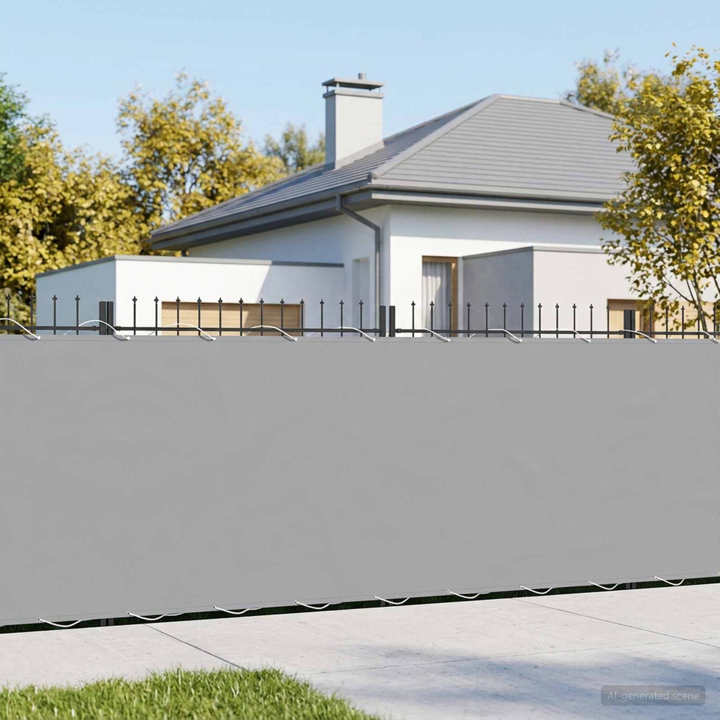 Balkon Privacy Scherm 180 x 300 cm Stof met PU-coating is nu te koop bij PeponiXL, paradijselijk wonen!