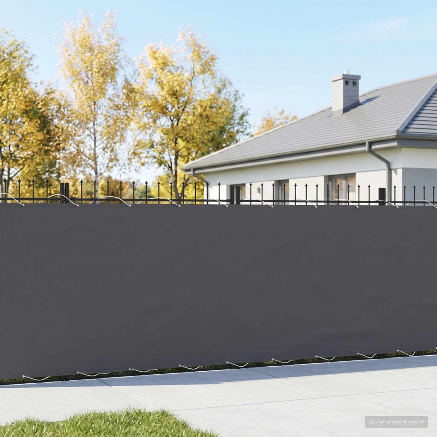 Balkon Privacy Scherm 180 x 800 cm Stof met PU-coating is nu te koop bij PeponiXL, paradijselijk wonen!