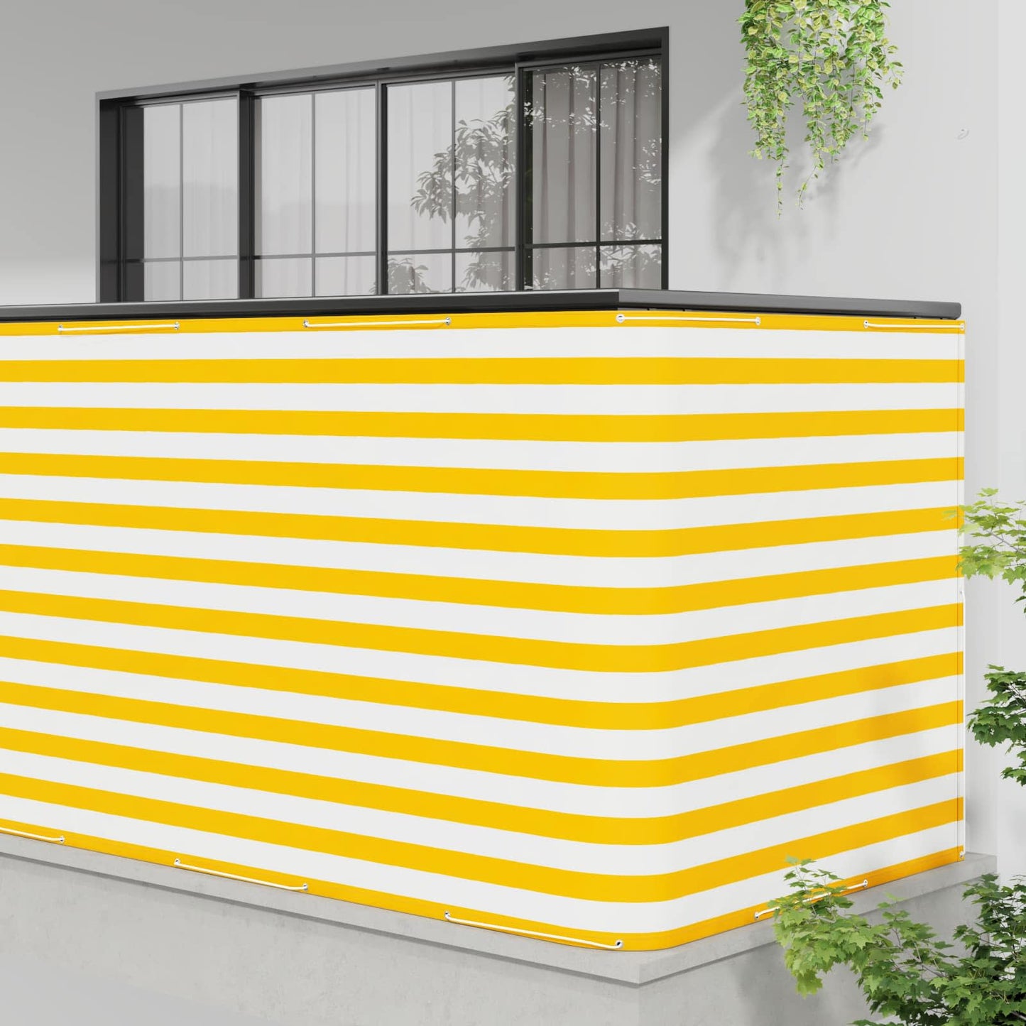 Balkon Privacy Scherm 150 x 200 cm Stof met PU-coating is nu te koop bij PeponiXL, paradijselijk wonen!
