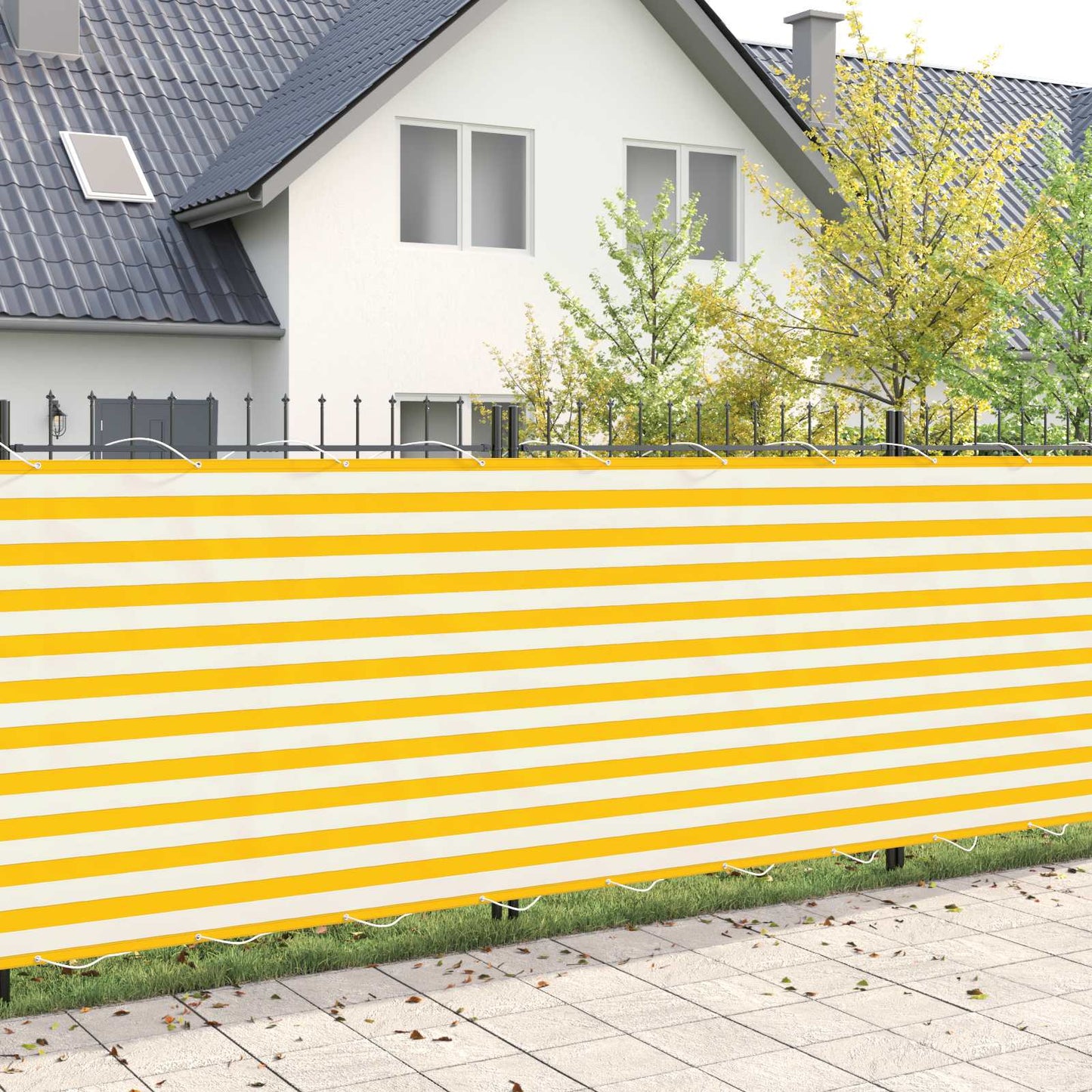 Balkon Privacy Scherm 150 x 200 cm Stof met PU-coating is nu te koop bij PeponiXL, paradijselijk wonen!