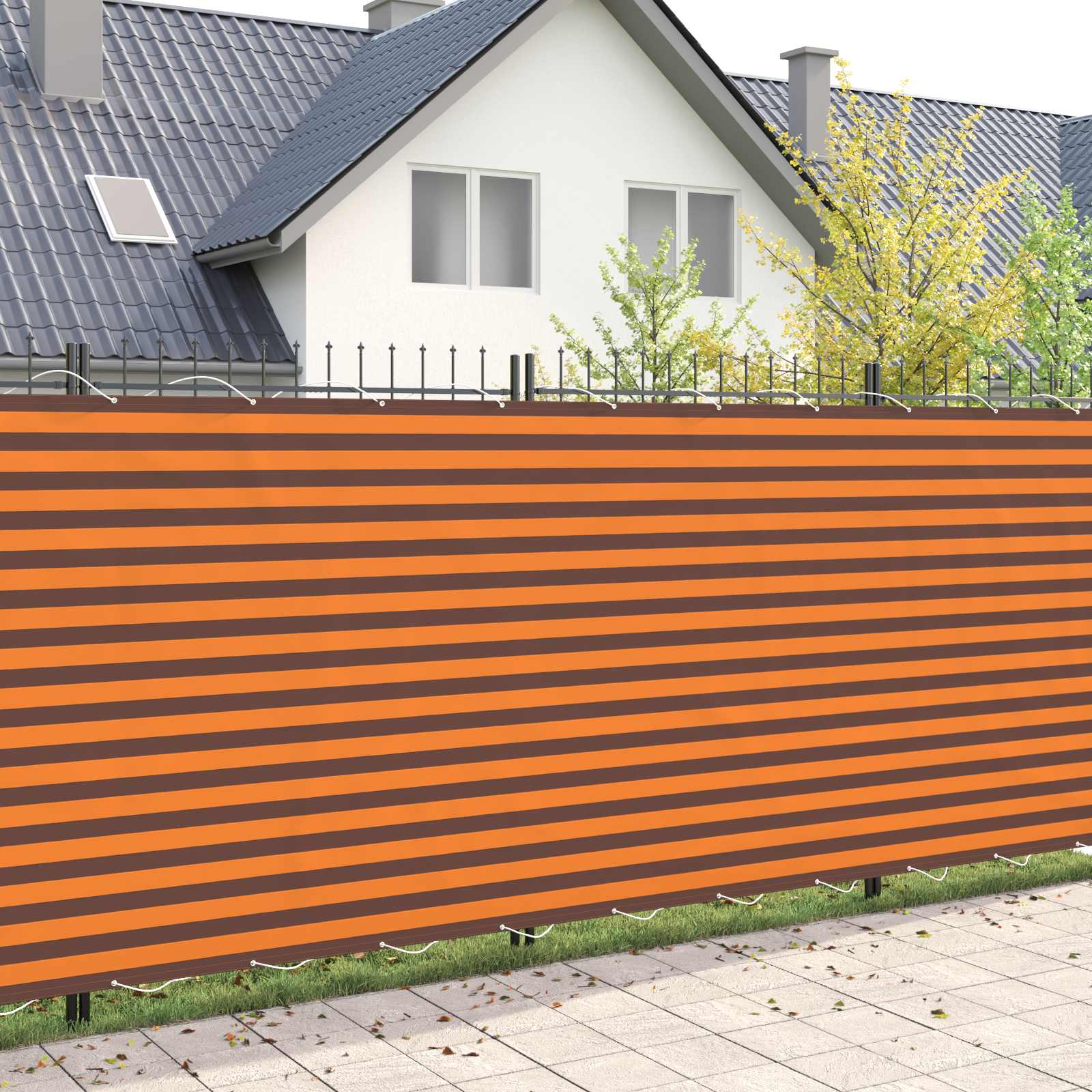 Balkon Privacy Scherm 180 x 600 cm Stof met PU-coating is nu te koop bij PeponiXL, paradijselijk wonen!