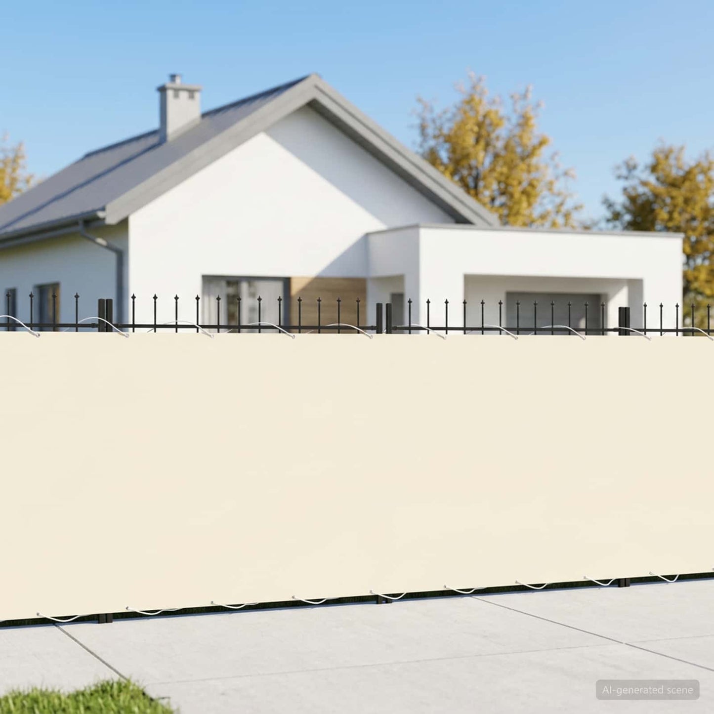 Balkon Privacy Scherm 180 x 700 cm Stof met PU-coating is nu te koop bij PeponiXL, paradijselijk wonen!