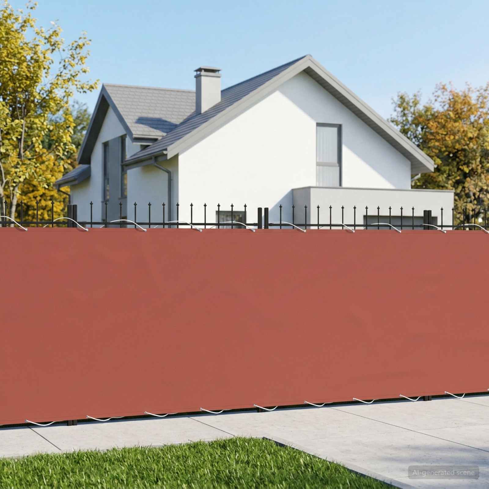 Balkon Privacy Scherm 150 x 800 cm Stof met PU-coating is nu te koop bij PeponiXL, paradijselijk wonen!