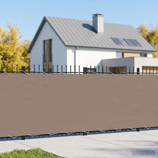 Balkon Privacy Scherm 200 x 500 cm Stof met PU-coating Taupe is nu te koop bij PeponiXL, paradijselijk wonen!