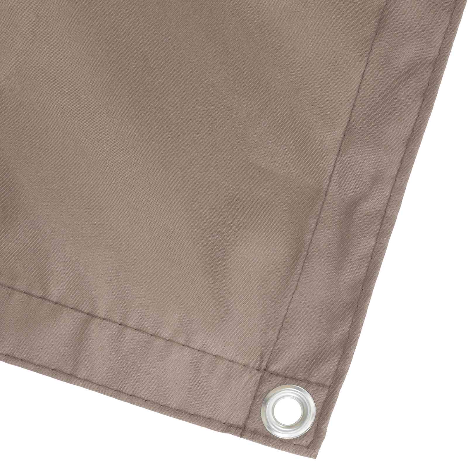 Balkon Privacy Scherm 200 x 500 cm Stof met PU-coating Taupe is nu te koop bij PeponiXL, paradijselijk wonen!