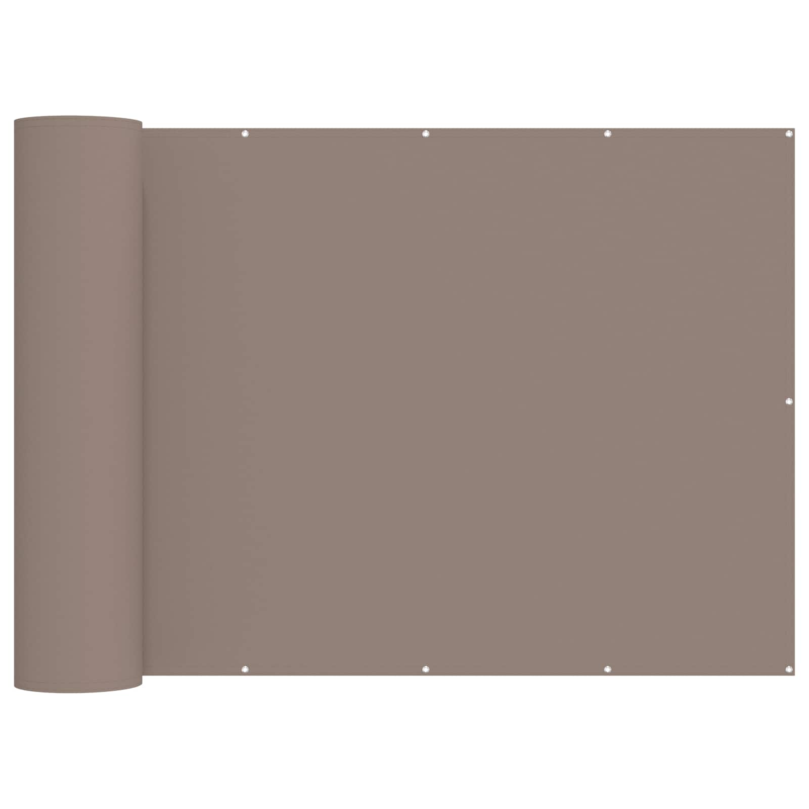 Balkon Privacy Scherm 200 x 1000 cm Stof met PU-coating Taupe is nu te koop bij PeponiXL, paradijselijk wonen!