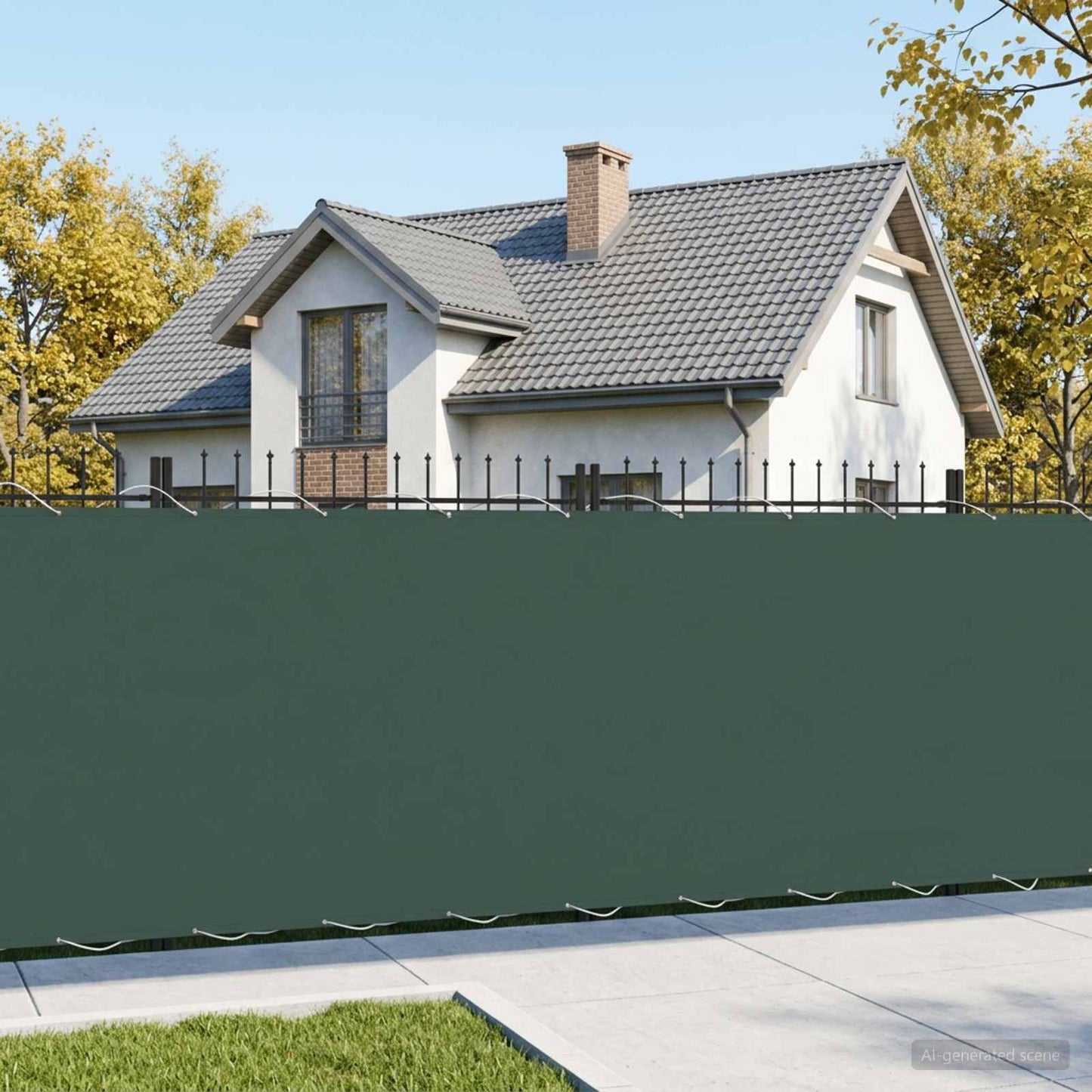 Balkon Privacy Scherm 150 x 500 cm Stof met PU-coating is nu te koop bij PeponiXL, paradijselijk wonen!