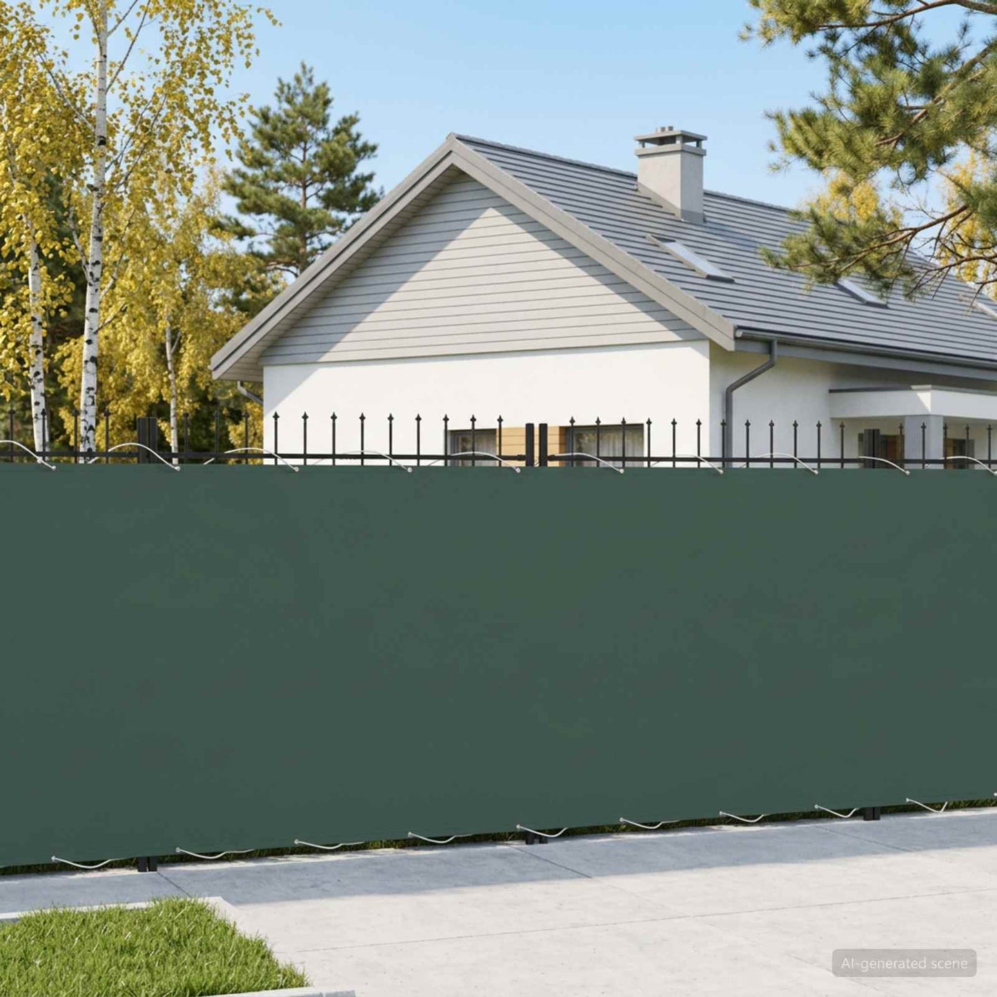 Balkon Privacy Scherm 180 x 500 cm Stof met PU-coating