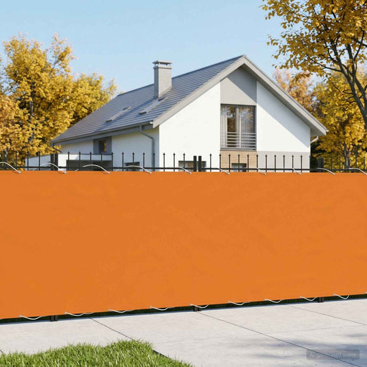 Balkon Privacy Scherm 150 x 200 cm Stof met PU-coating Oranje is nu te koop bij PeponiXL, paradijselijk wonen!