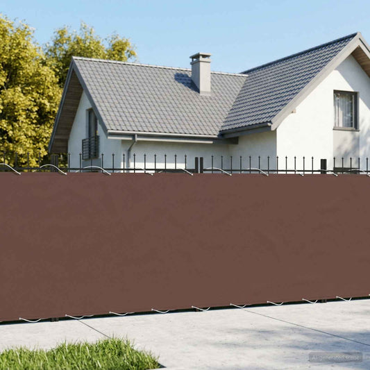 Balkon Privacy Scherm 180 x 500 cm Stof met PU-coating Bruin is nu te koop bij PeponiXL, paradijselijk wonen!