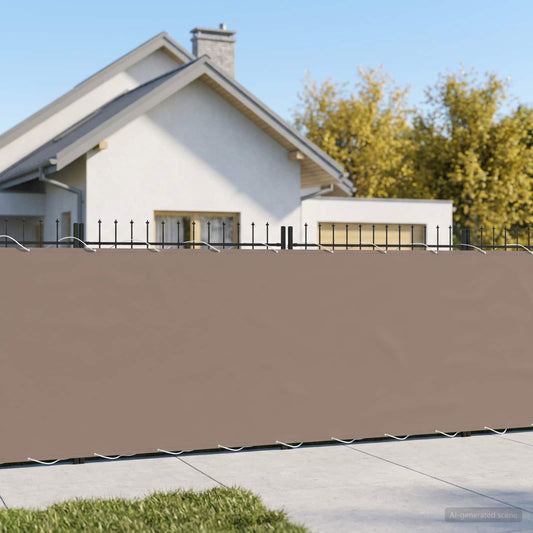 Balkon Privacy Scherm 1,5 x 15 m Stof met PU-coating Taupe is nu te koop bij PeponiXL, paradijselijk wonen!
