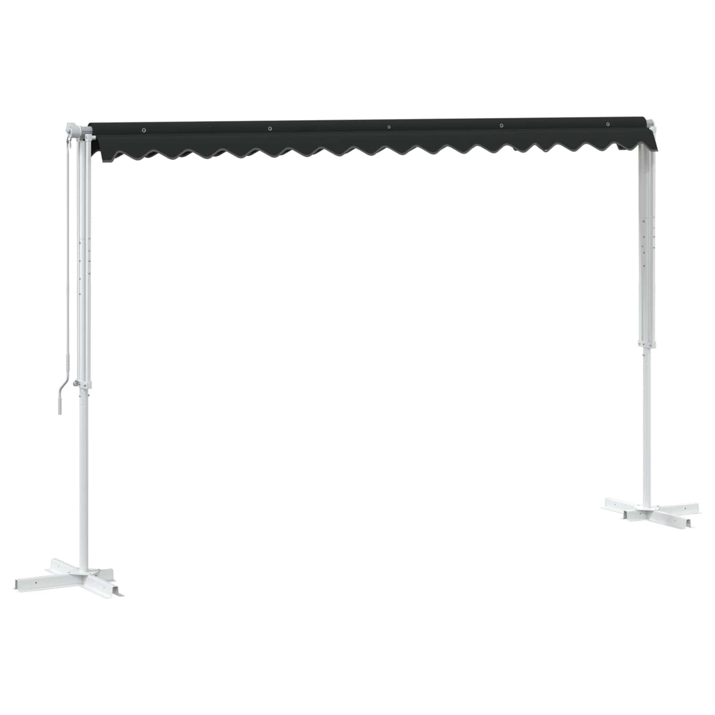 Vrijstaande luifel Antracietkleurig 4 × 3 m Polyester is nu te koop bij PeponiXL, paradijselijk wonen!