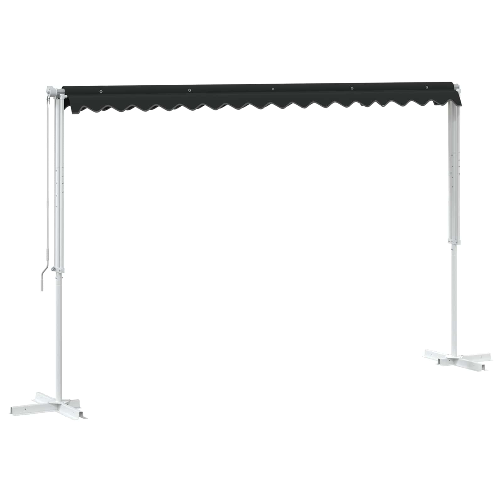 Vrijstaande luifel Antracietkleurig 4 × 3 m Polyester is nu te koop bij PeponiXL, paradijselijk wonen!