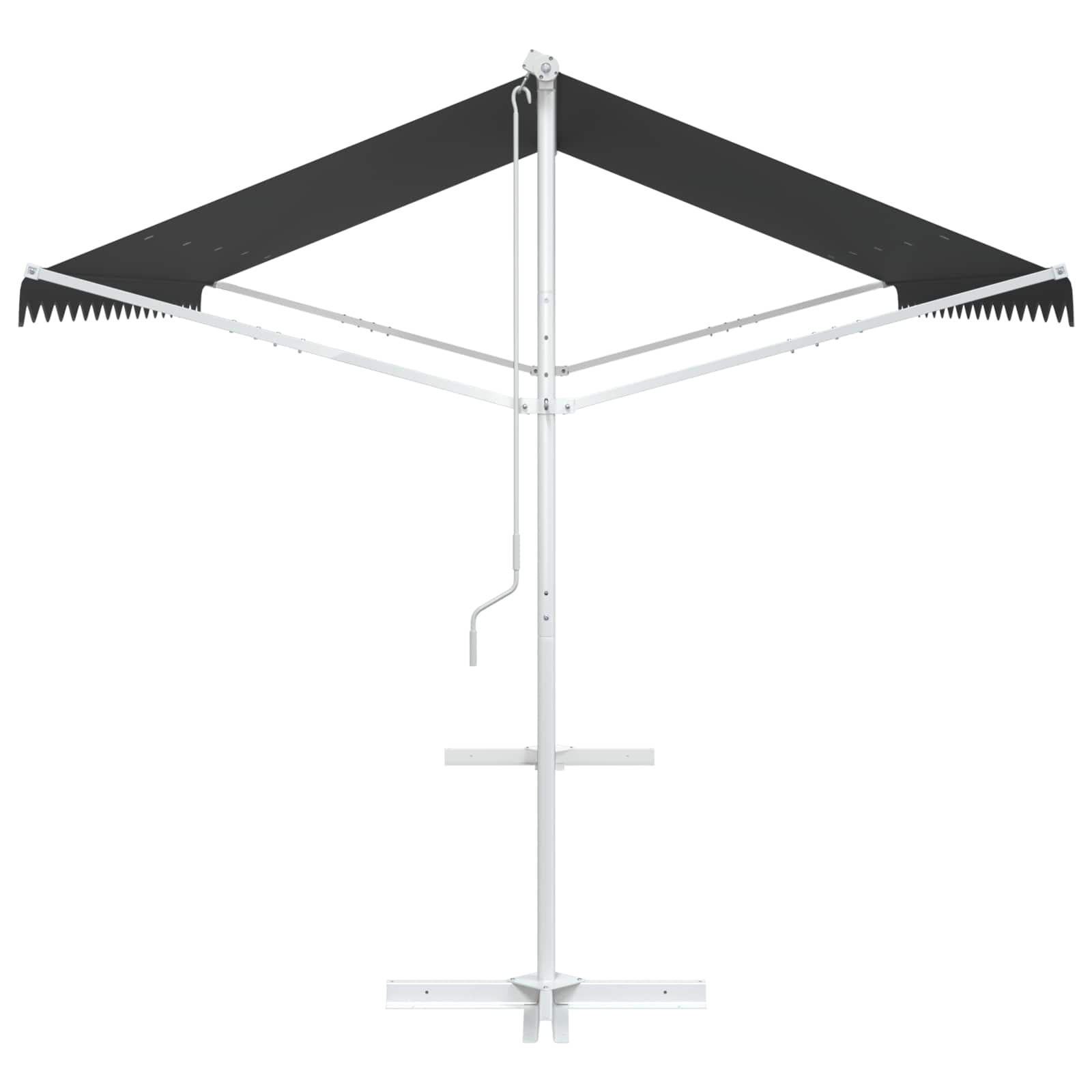 Vrijstaande luifel Antracietkleurig 4 × 3 m Polyester is nu te koop bij PeponiXL, paradijselijk wonen!