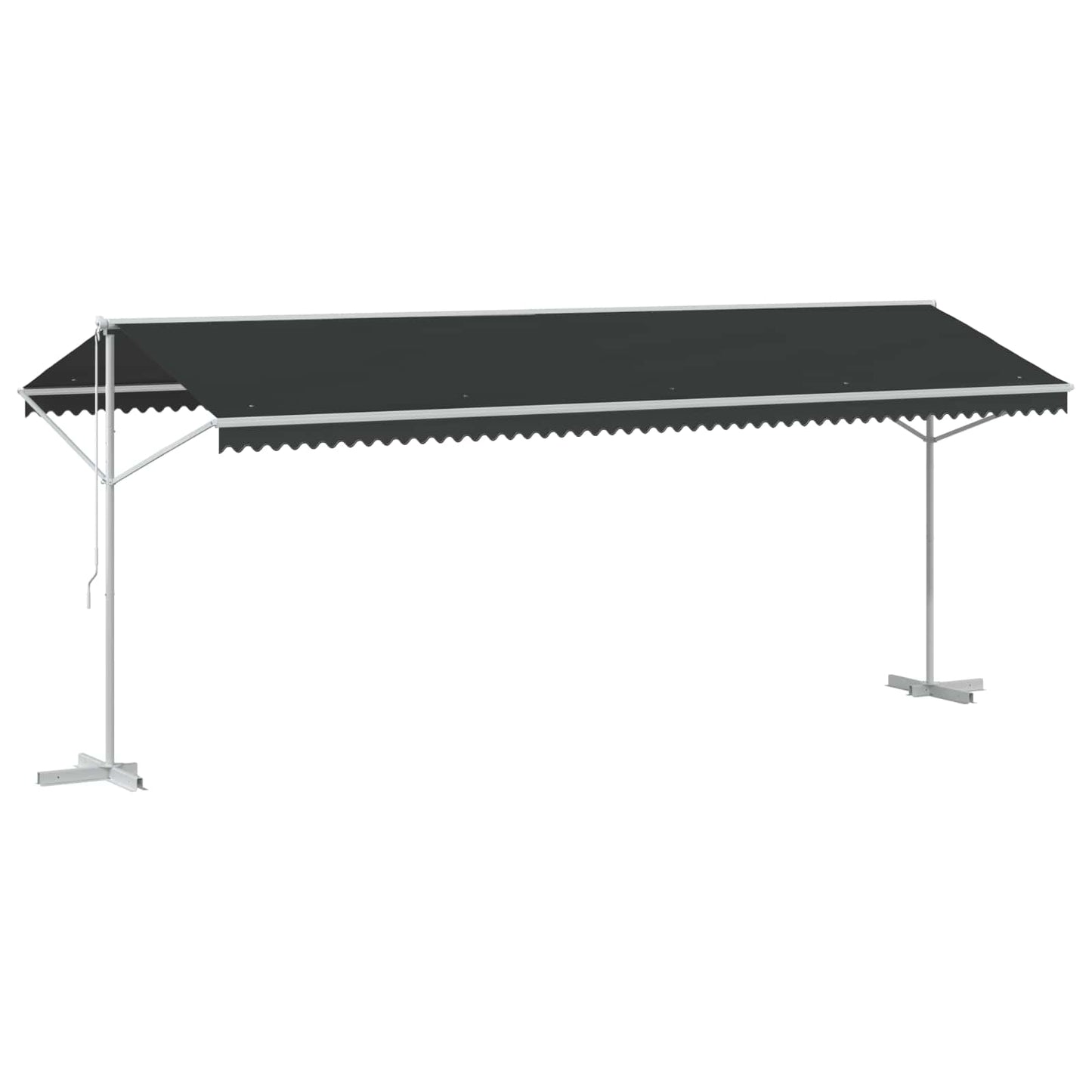 Vrijstaande luifel Antracietkleurig 6 x 3 m Polyester is nu te koop bij PeponiXL, paradijselijk wonen!