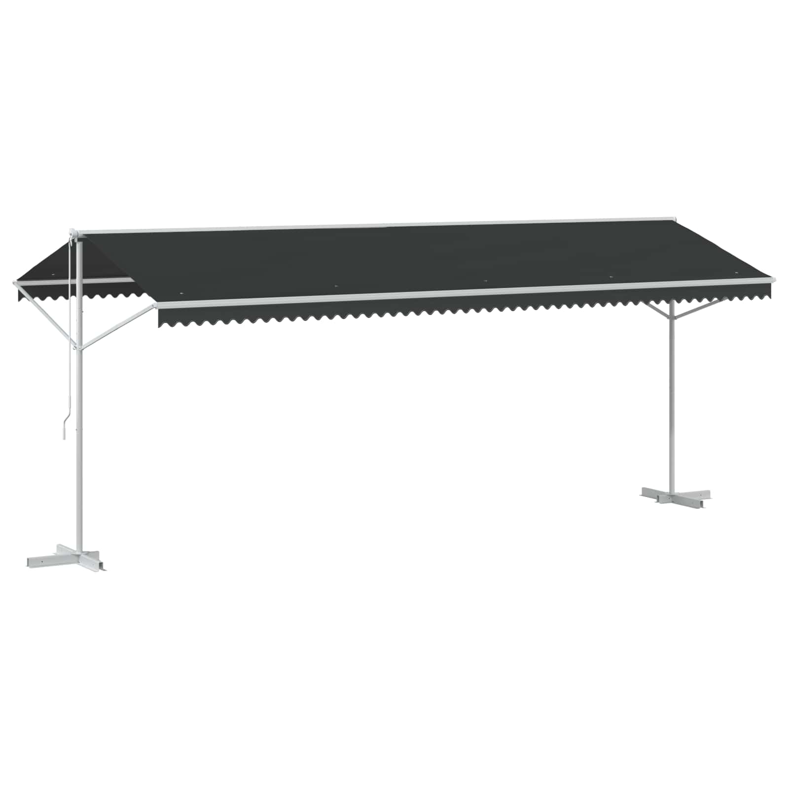 Vrijstaande luifel Antracietkleurig 6 x 3 m Polyester is nu te koop bij PeponiXL, paradijselijk wonen!