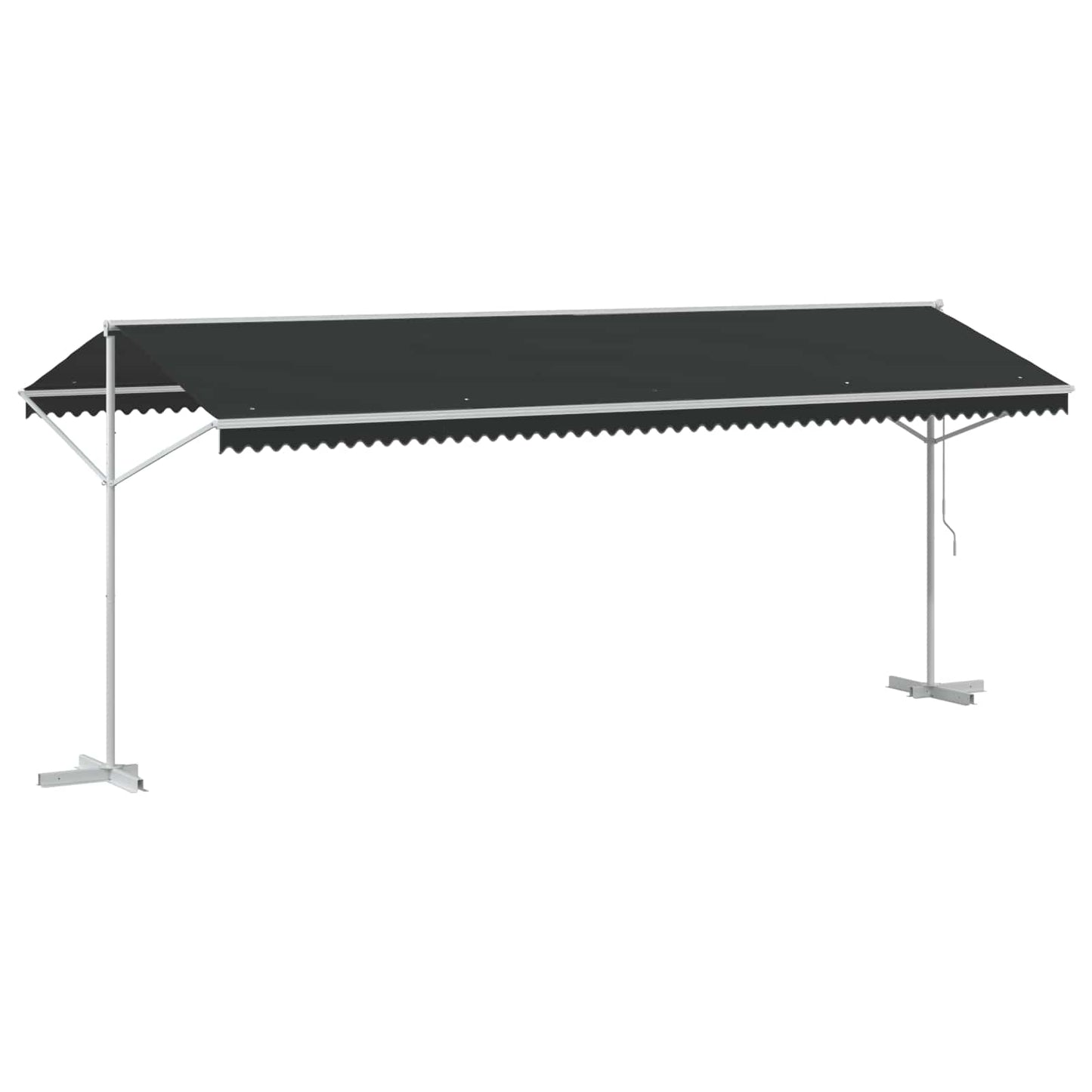 Vrijstaande luifel Antracietkleurig 6 x 3 m Polyester is nu te koop bij PeponiXL, paradijselijk wonen!