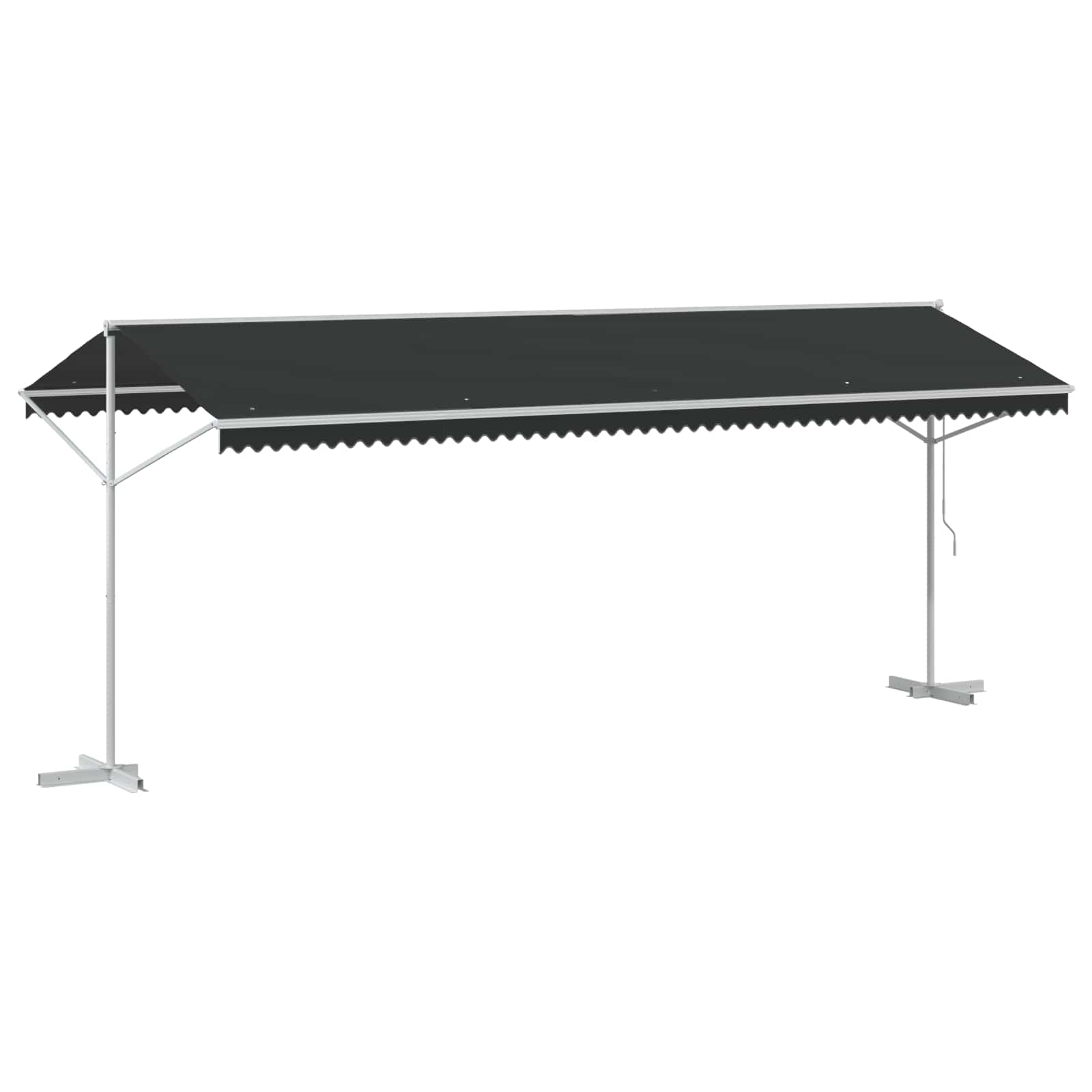 Vrijstaande luifel Antracietkleurig 6 x 3 m Polyester is nu te koop bij PeponiXL, paradijselijk wonen!
