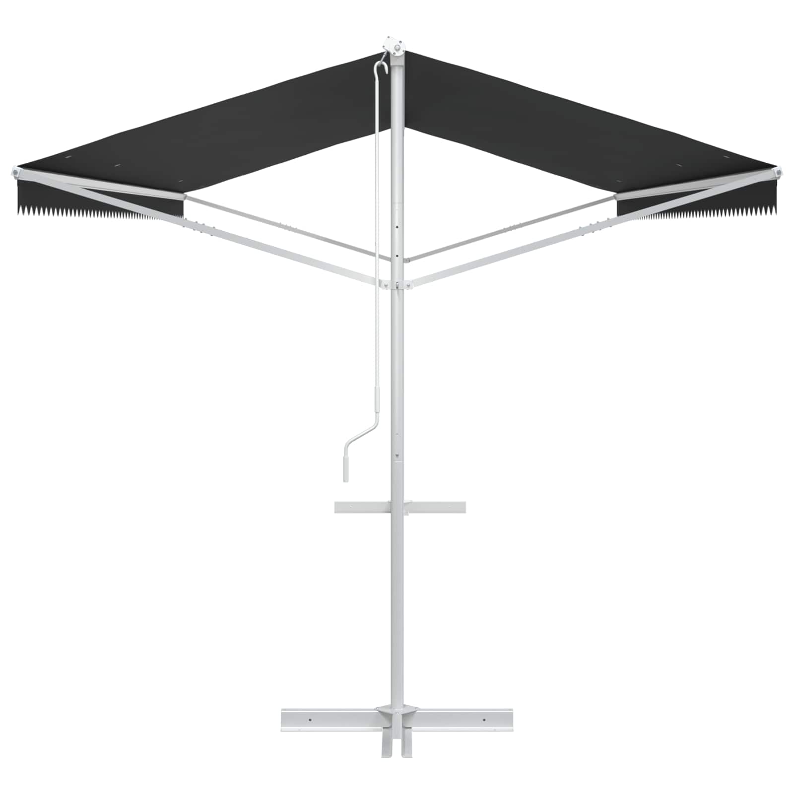 Vrijstaande luifel Antracietkleurig 6 x 3 m Polyester is nu te koop bij PeponiXL, paradijselijk wonen!
