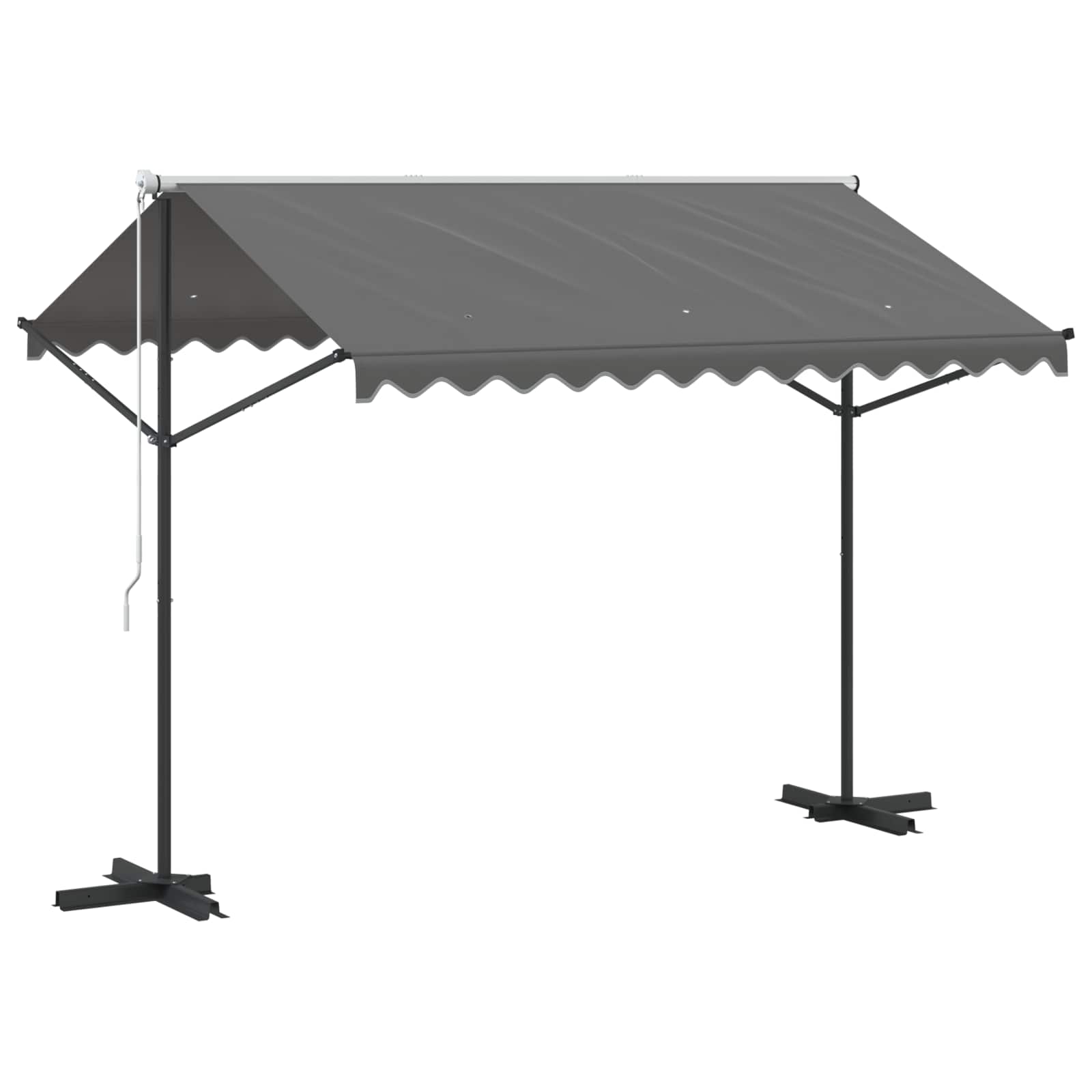 Vrijstaande luifel Grijs 3 x 3 m Polyester is nu te koop bij PeponiXL, paradijselijk wonen!