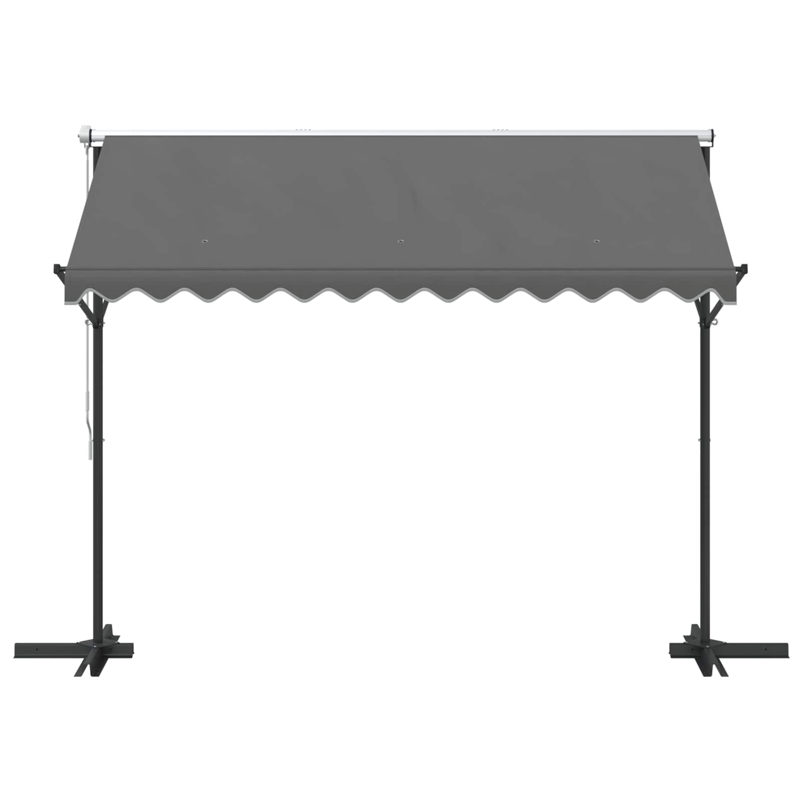 Vrijstaande luifel Grijs 3 x 3 m Polyester is nu te koop bij PeponiXL, paradijselijk wonen!