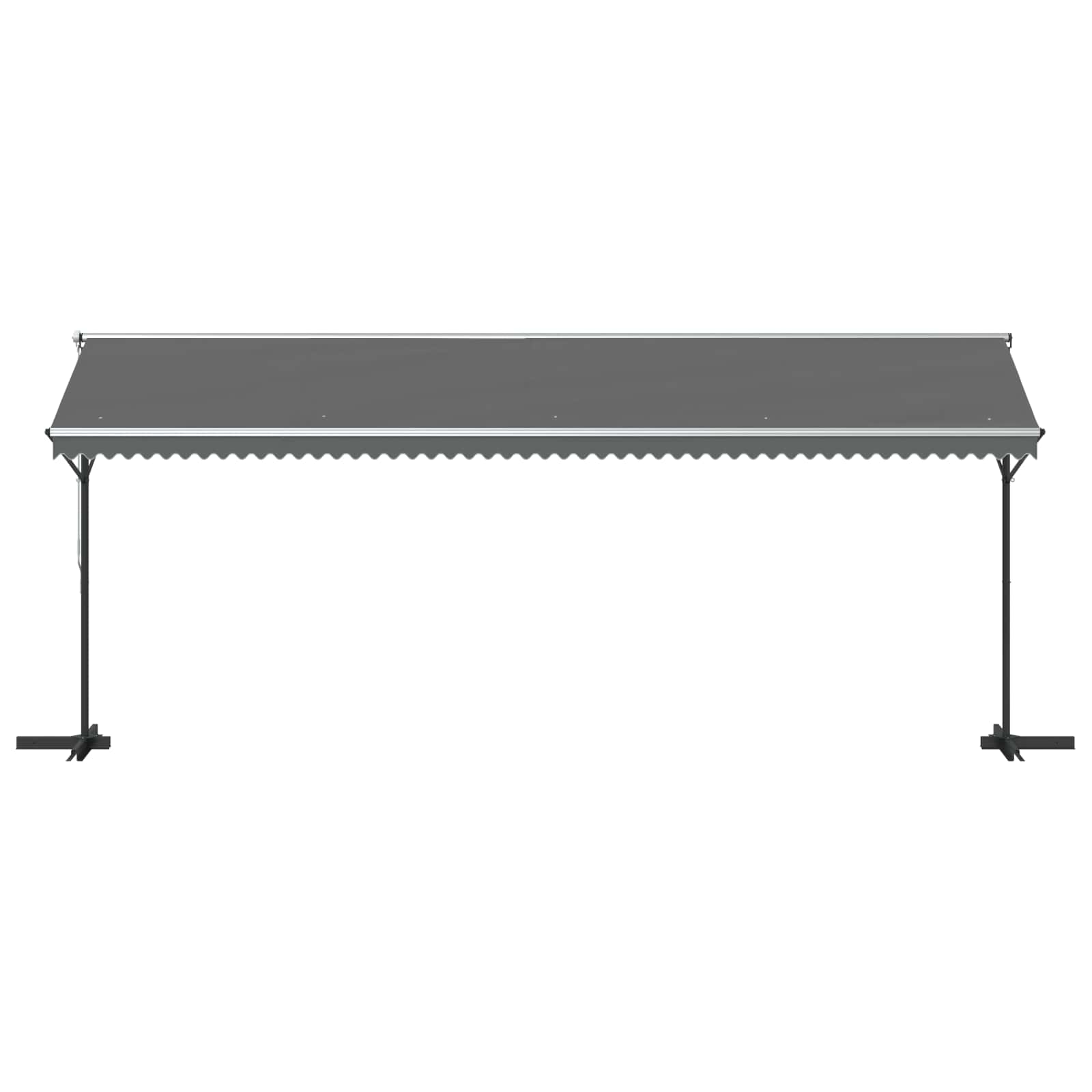 Vrijstaande luifel Grijs 6 x 3 m Polyester is nu te koop bij PeponiXL, paradijselijk wonen!