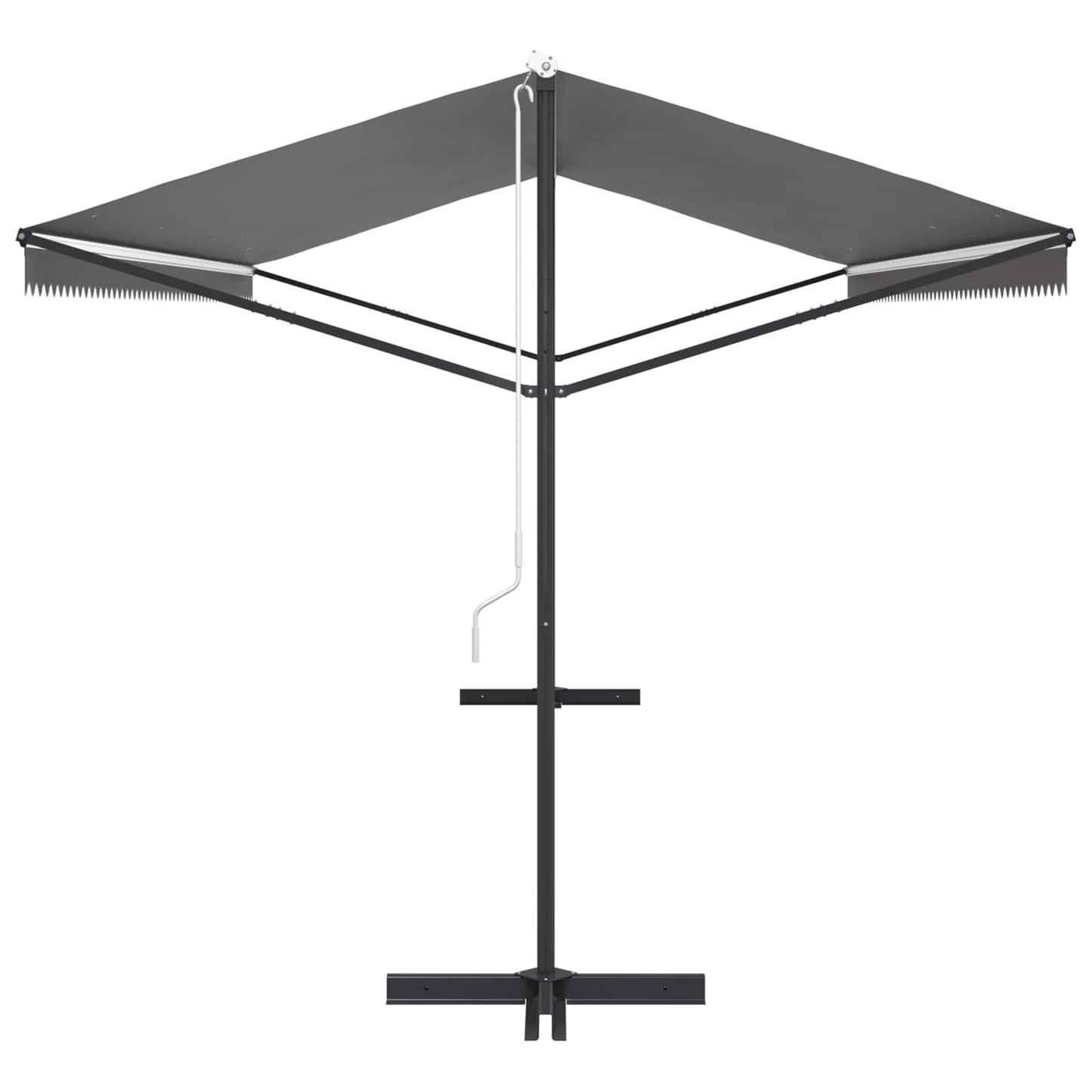 Vrijstaande luifel Grijs 6 x 3 m Polyester is nu te koop bij PeponiXL, paradijselijk wonen!