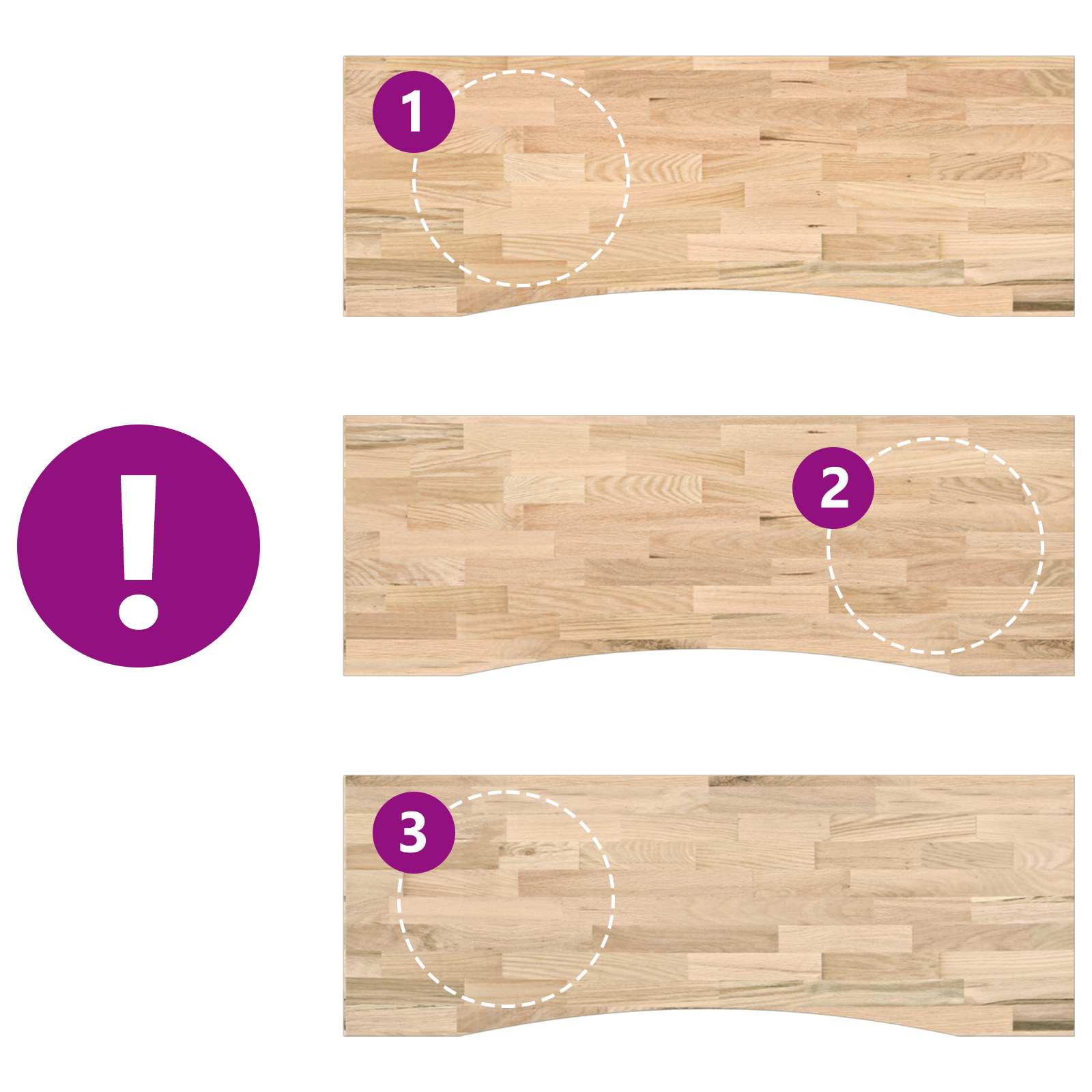 Bureau Wit en Natuurlijk 140 x 60 cm Massief Eikenhout is nu te koop bij PeponiXL, paradijselijk wonen!