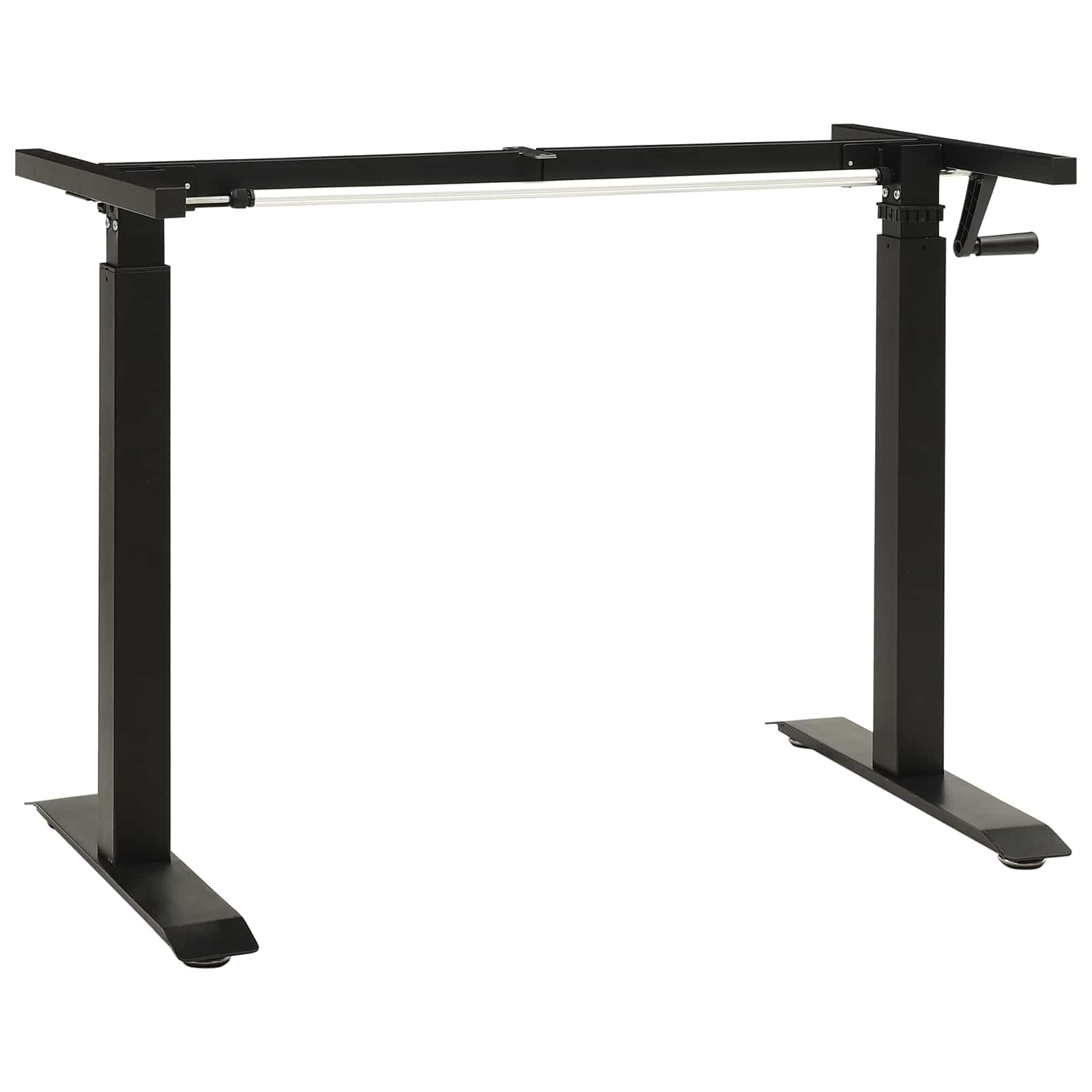 Bureau Zwart en natuurlijk 120 x 60 cm Massief Eikenhout is nu te koop bij PeponiXL, paradijselijk wonen!