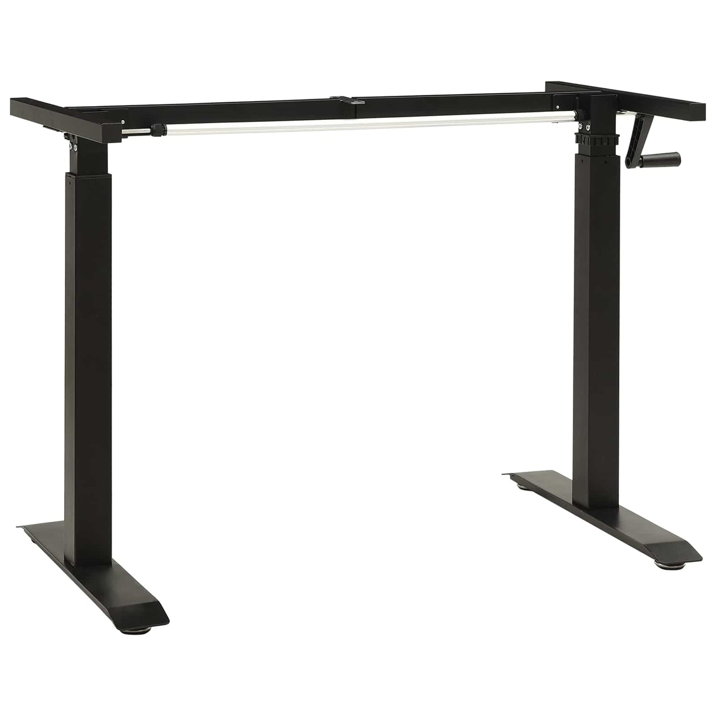 Bureau Zwart en natuurlijk 140 x 60 cm Massief Eikenhout is nu te koop bij PeponiXL, paradijselijk wonen!