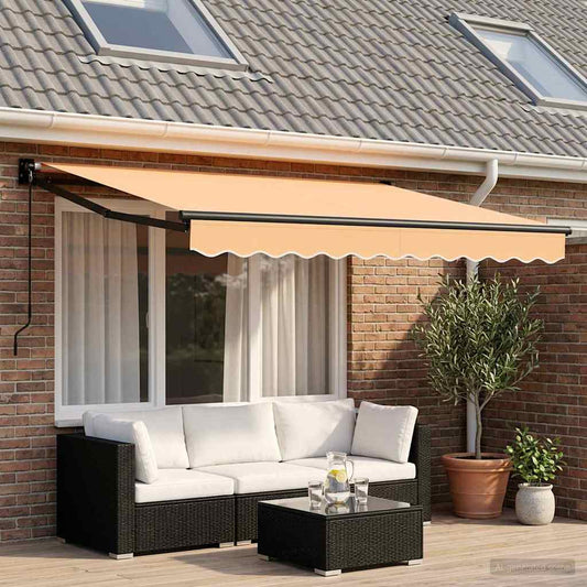 Uitschuifbare luifel Zand 3,5 x 2,5 m is nu te koop bij PeponiXL, paradijselijk wonen!