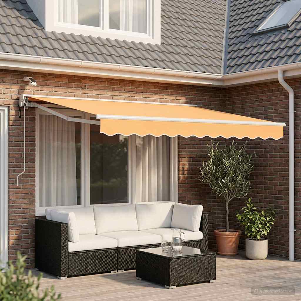 Elektrisch Uittrekbaar Zonnescherm Zand 2,5 x 2 m is nu te koop bij PeponiXL, paradijselijk wonen!