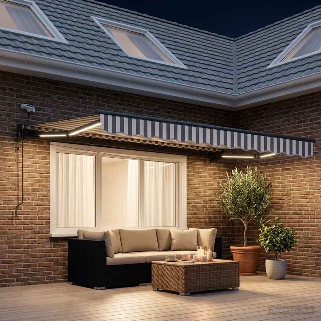 Elektrisch Uittrekbaar Zonnescherm 3,5 x 2,5 m is nu te koop bij PeponiXL, paradijselijk wonen!