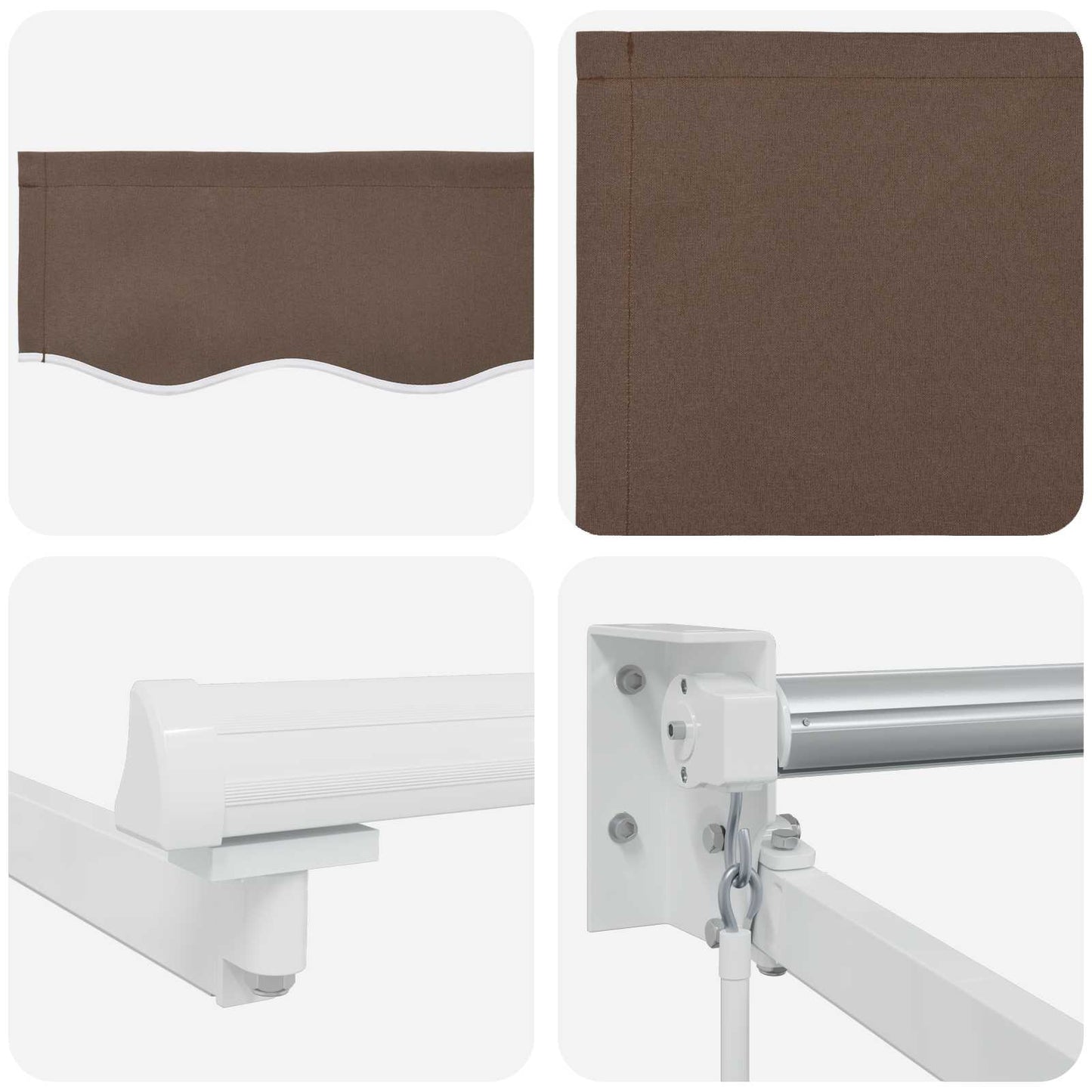 Uitschuifbare luifel Taupe 3,5 x 2 m is nu te koop bij PeponiXL, paradijselijk wonen!
