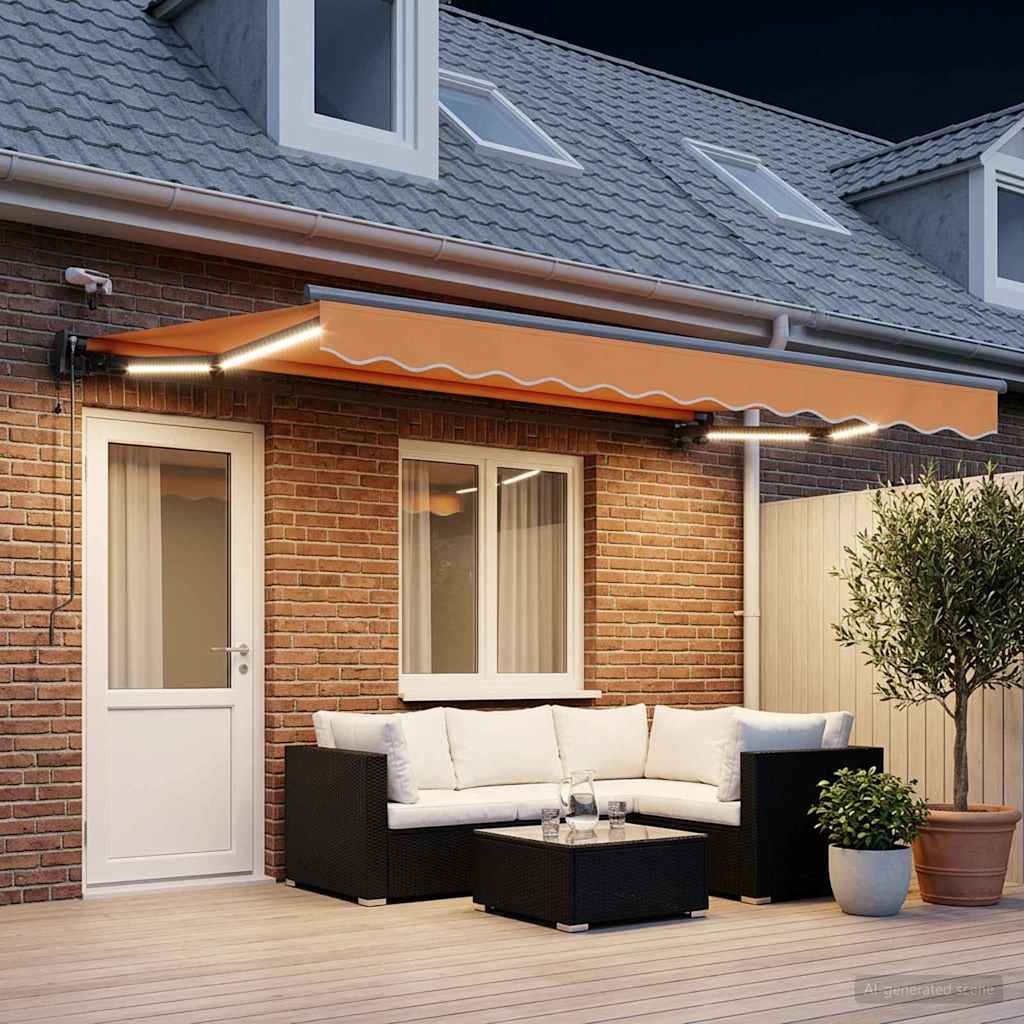 Elektrisch Uittrekbaar Zonnescherm Zand 4,5 × 3,5 m is nu te koop bij PeponiXL, paradijselijk wonen!