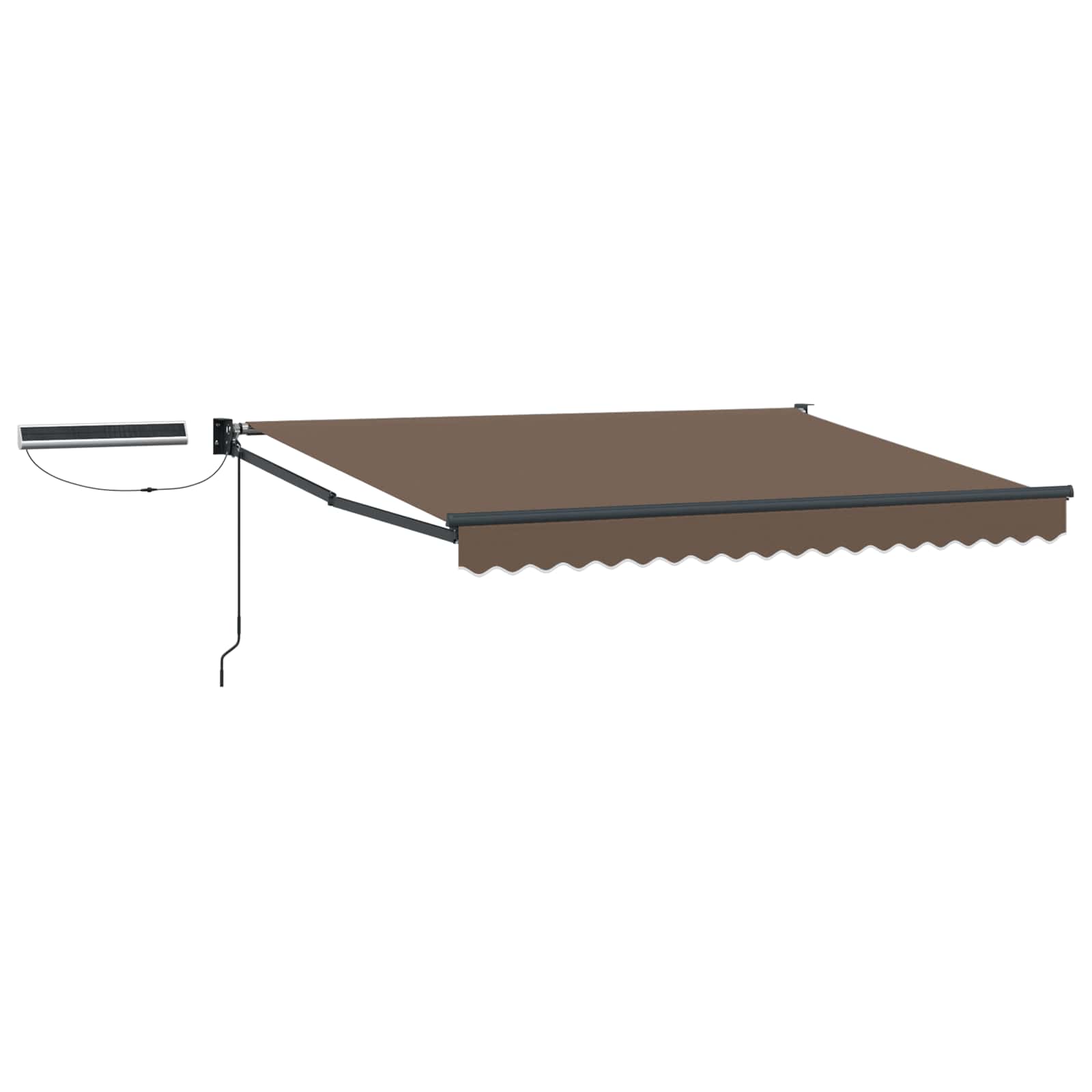 Elektrisch Uittrekbaar Zonnescherm Taupe is nu te koop bij PeponiXL, paradijselijk wonen!