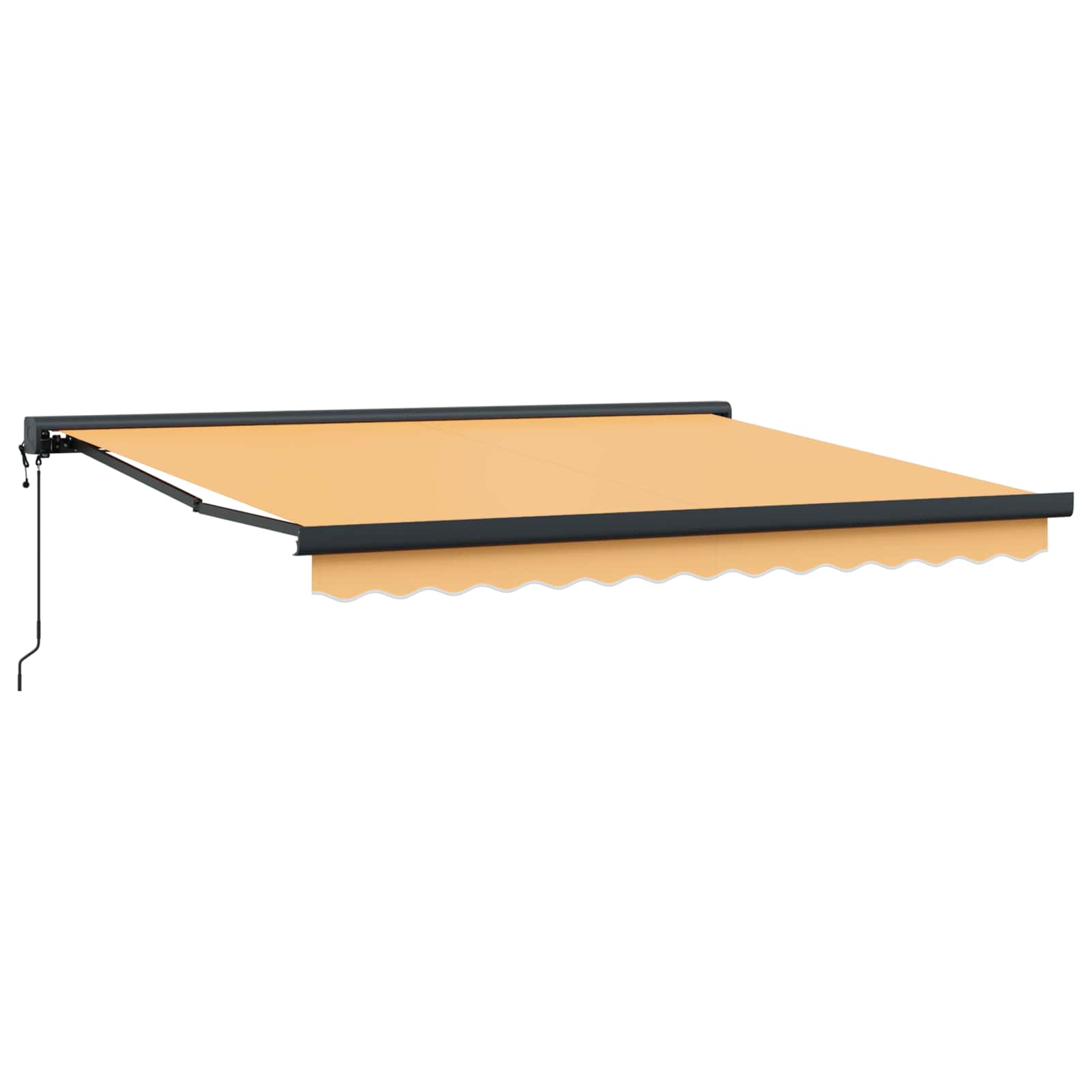 Uitschuifbare luifel Zand 350 x 250 cm Stof en Metaal is nu te koop bij PeponiXL, paradijselijk wonen!