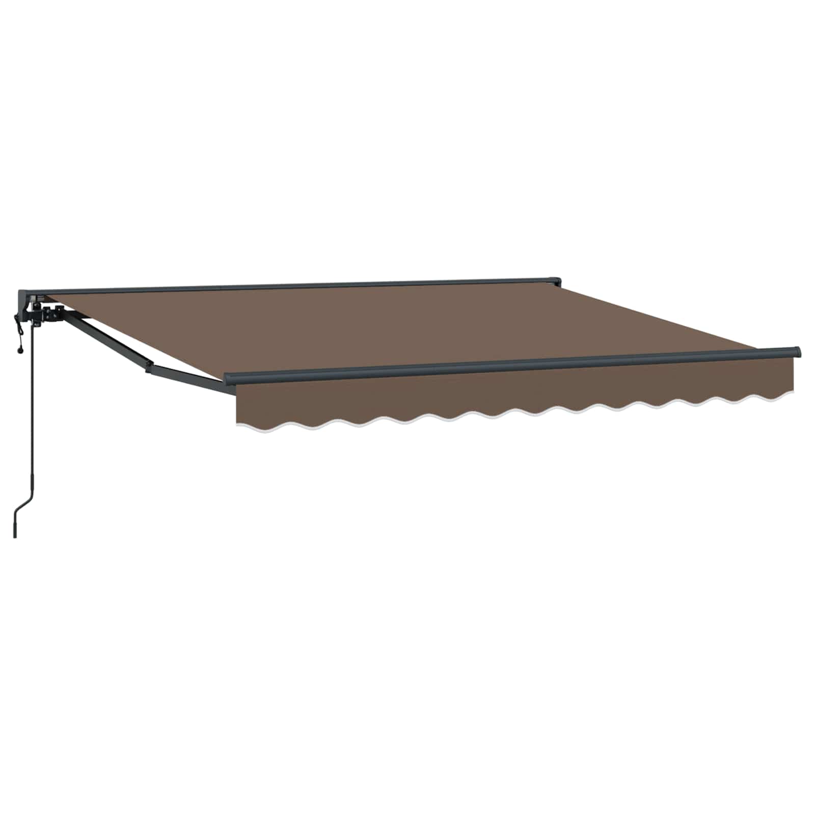 Uitschuifbare luifel Taupe 3,5 x 2,5 m Polyester en Aluminium is nu te koop bij PeponiXL, paradijselijk wonen!