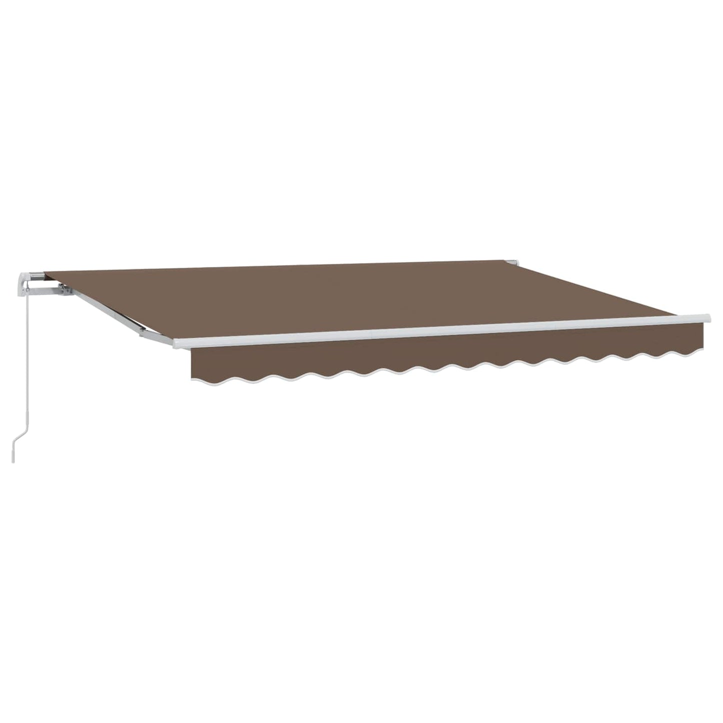 Uitschuifbare luifel Taupe 400 × 350 cm Polyester en Aluminium is nu te koop bij PeponiXL, paradijselijk wonen!