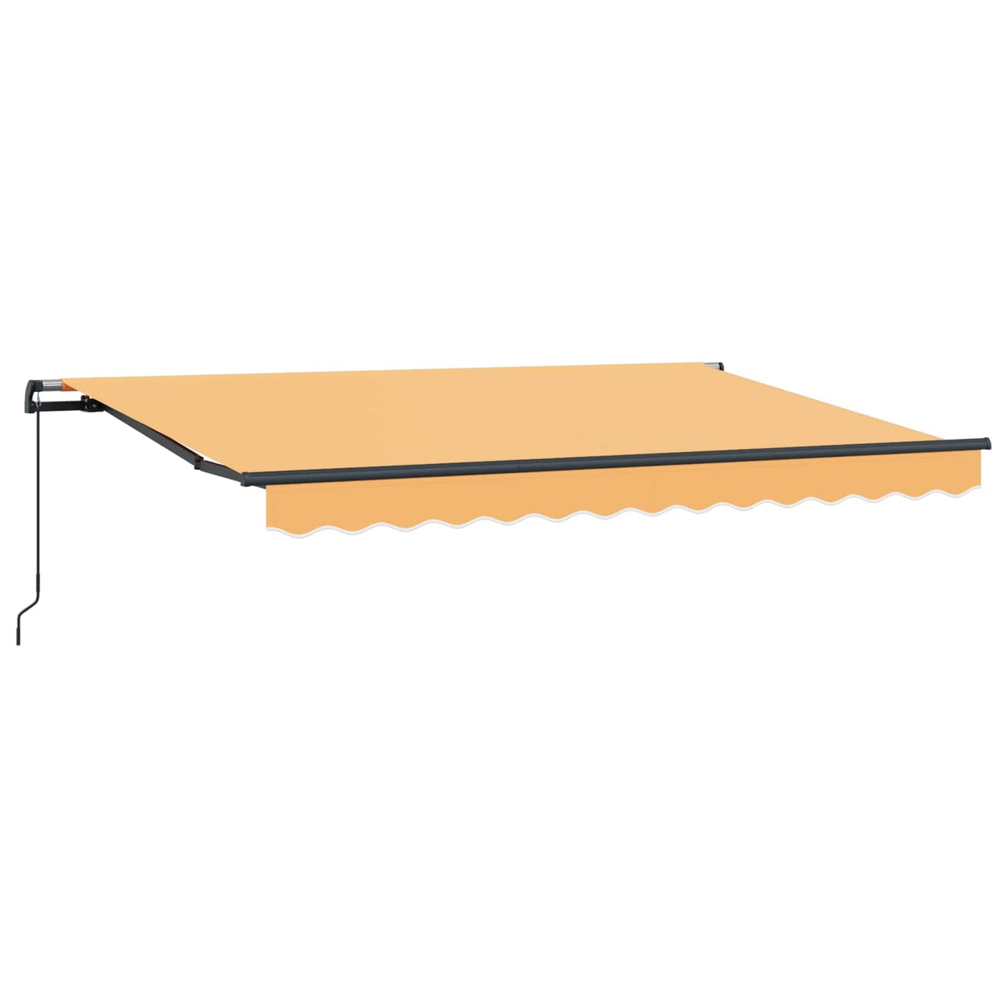 Inklapbaar Zonnescherm Zand 450 × 300 cm Polyester en staal