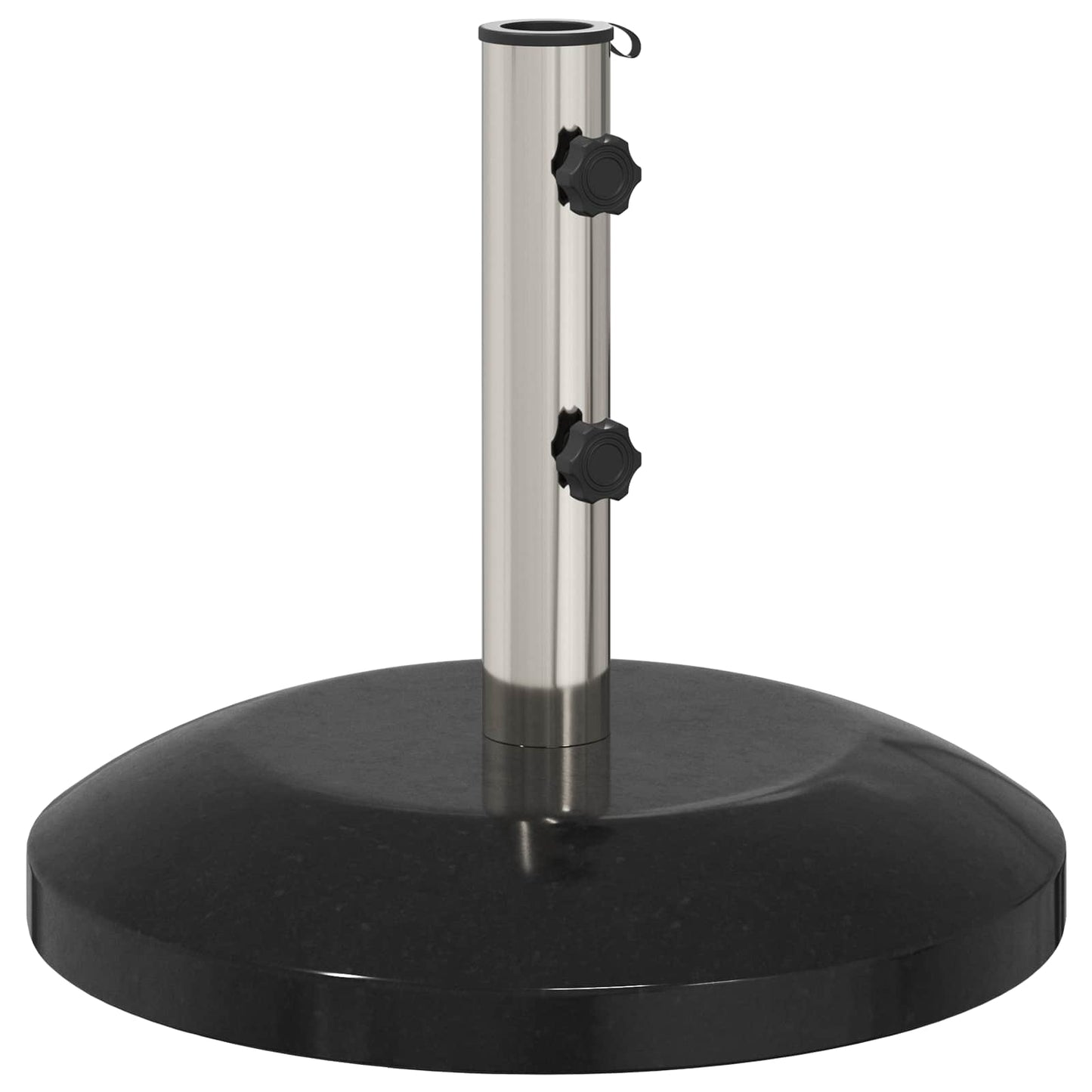 Parasolvoet voor 40-50 mm paal 26.75 kg Zwart Graniet en RVS is nu te koop bij PeponiXL, paradijselijk wonen!