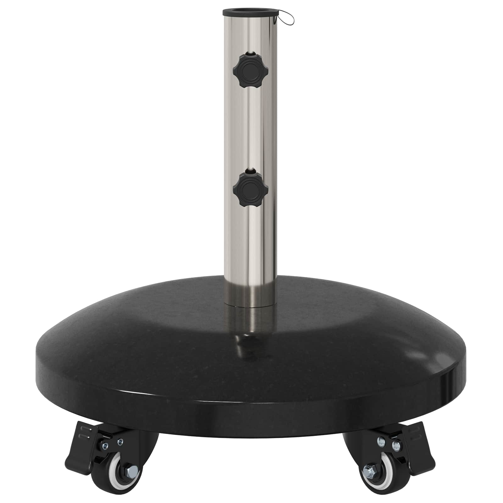 Granieten parasolvoet met wielen voor parasolstok van 40-50 mm 29 kg Zwart is nu te koop bij PeponiXL, paradijselijk wonen!