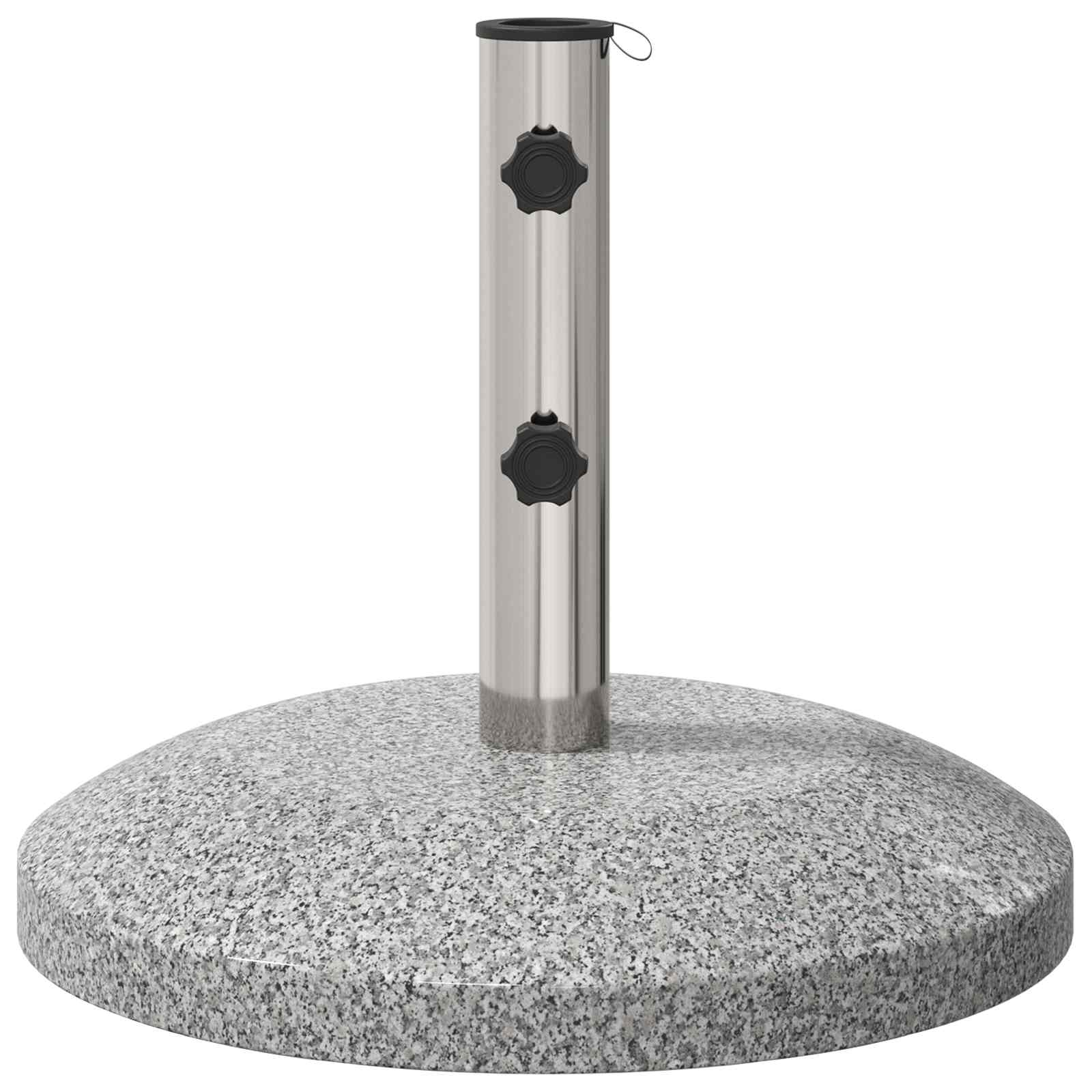 Parasolvoet voor 40-50 mm paal 26.45 kg Grijs Graniet en RVS is nu te koop bij PeponiXL, paradijselijk wonen!