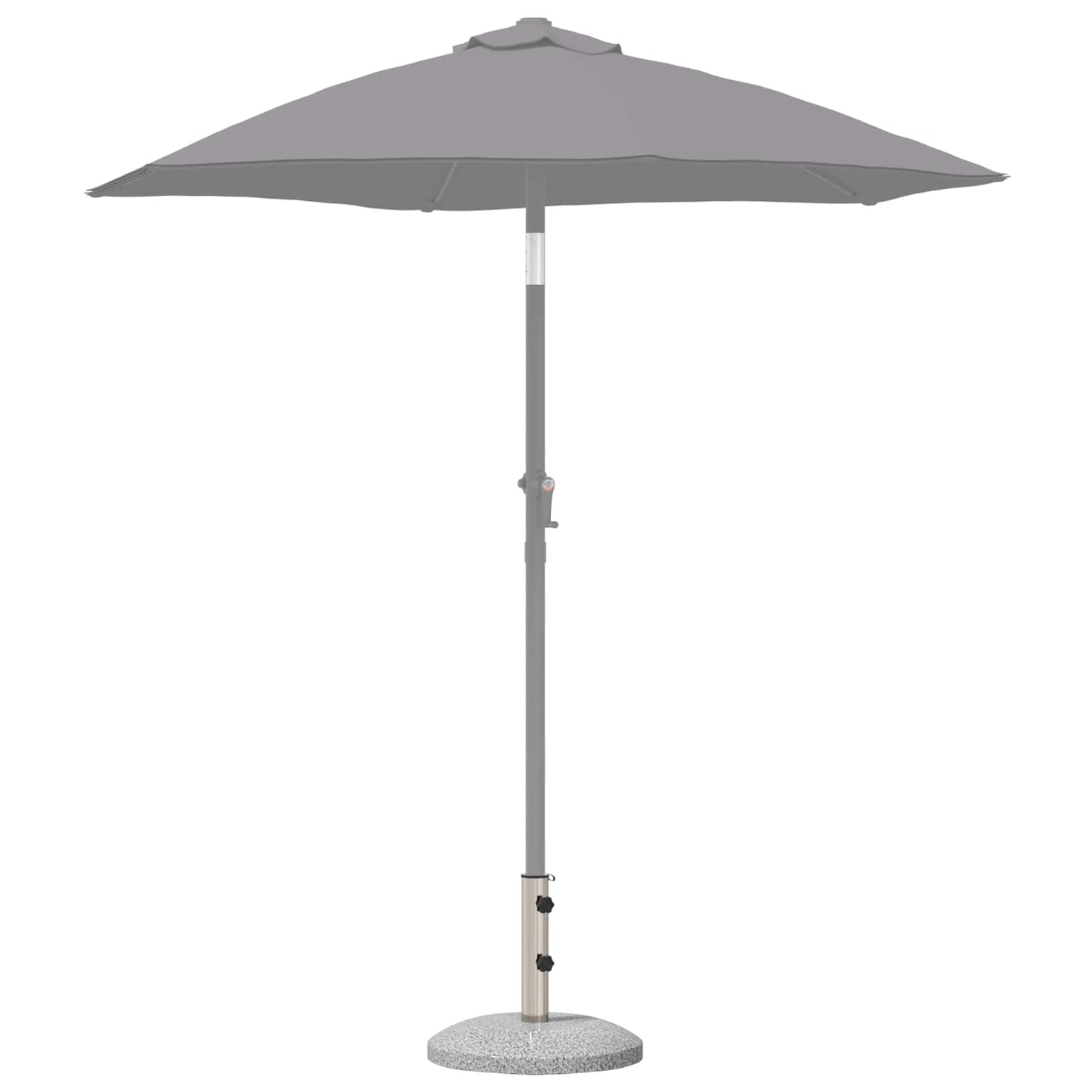 Parasolvoet voor 40-50 mm paal 26.45 kg Grijs Graniet en RVS is nu te koop bij PeponiXL, paradijselijk wonen!