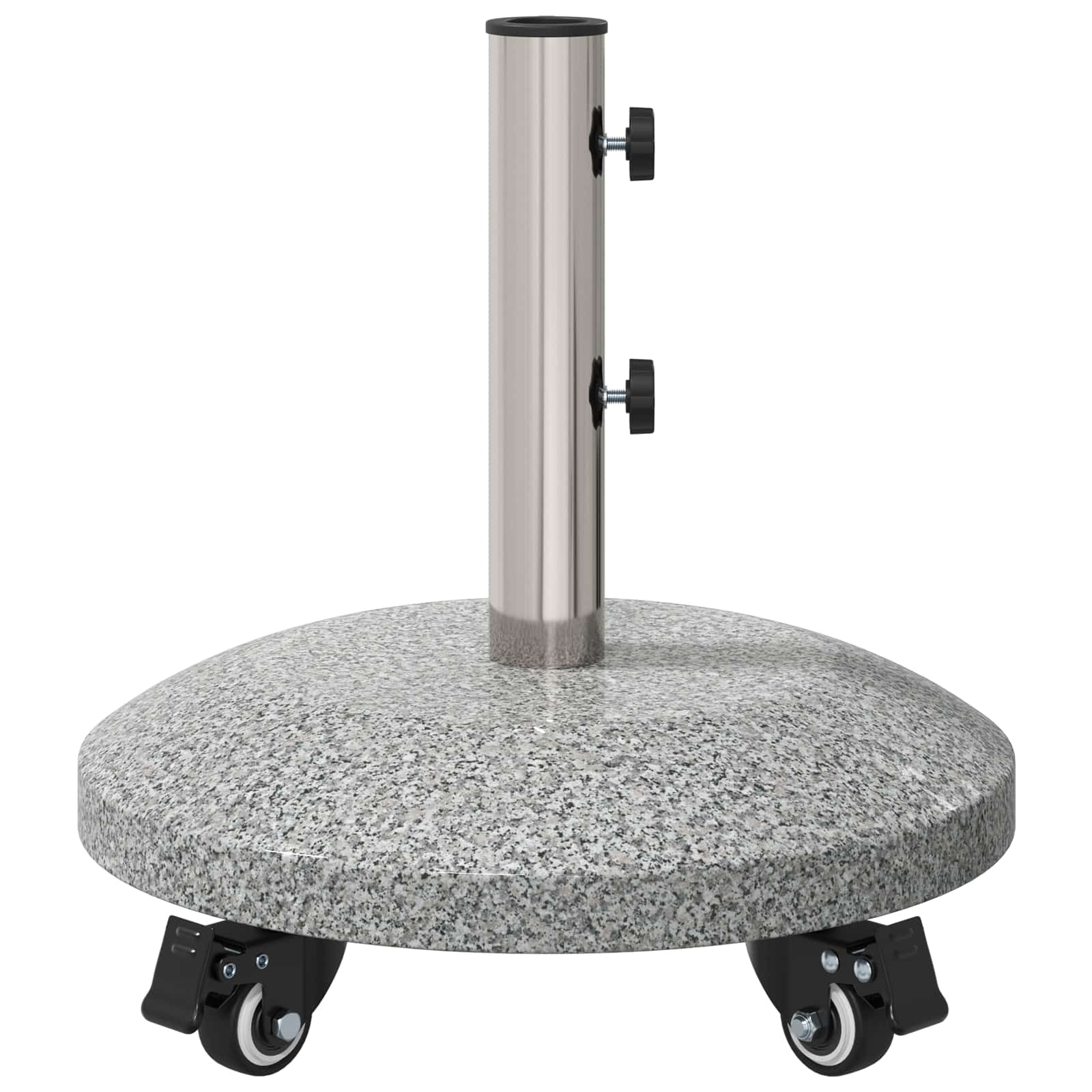 Graniet parasolvoet met wielen voor 4-5 cm stok 27.2 kg Grijs is nu te koop bij PeponiXL, paradijselijk wonen!