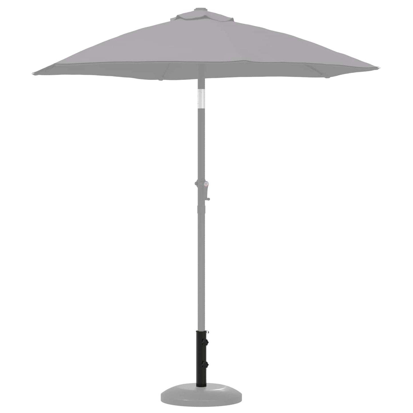 Parasol Basisbuis 0.6 kg Zwart IJzer for 40-50 mm Pole is nu te koop bij PeponiXL, paradijselijk wonen!