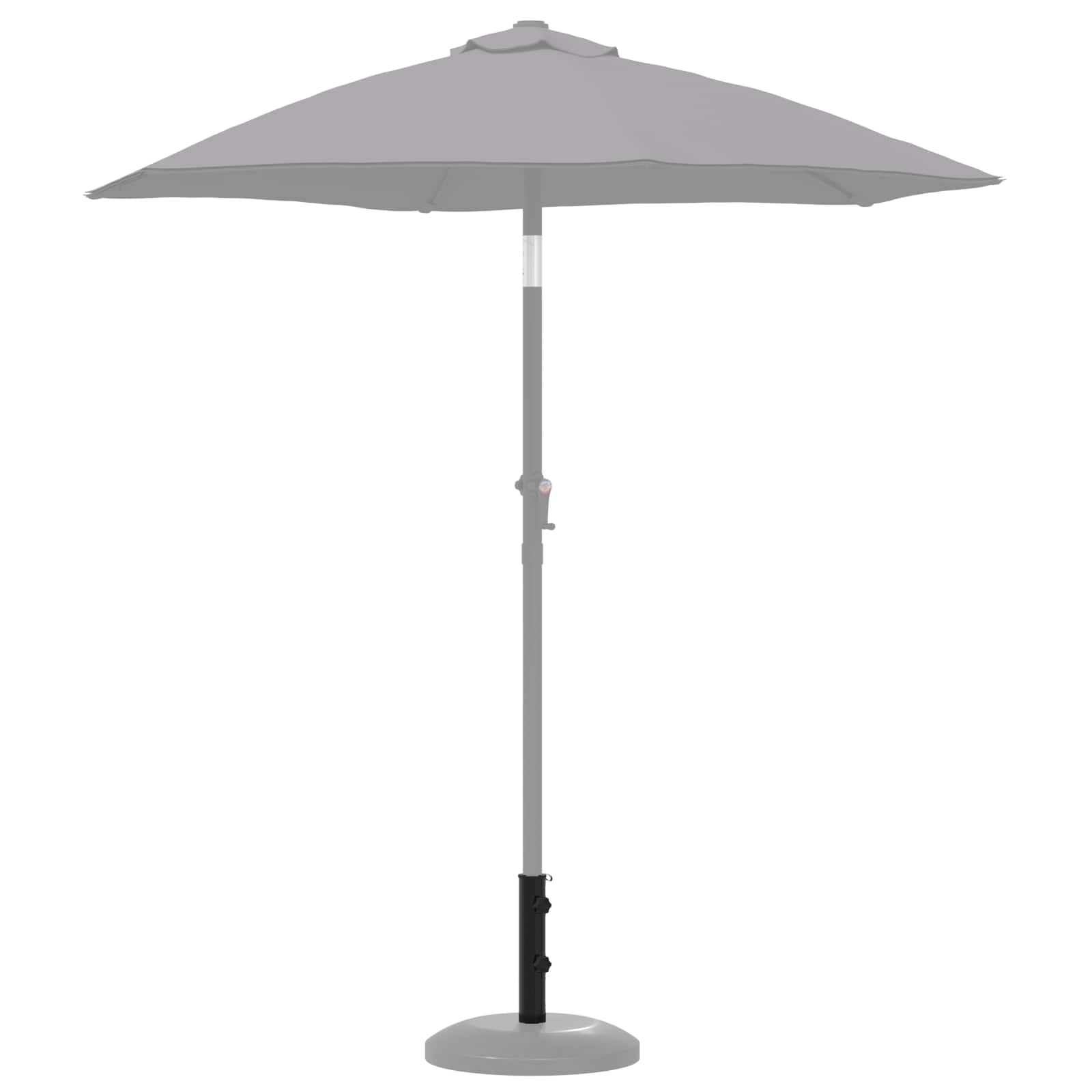 Parasol Basisbuis 0.6 kg Zwart IJzer for 40-50 mm Pole is nu te koop bij PeponiXL, paradijselijk wonen!