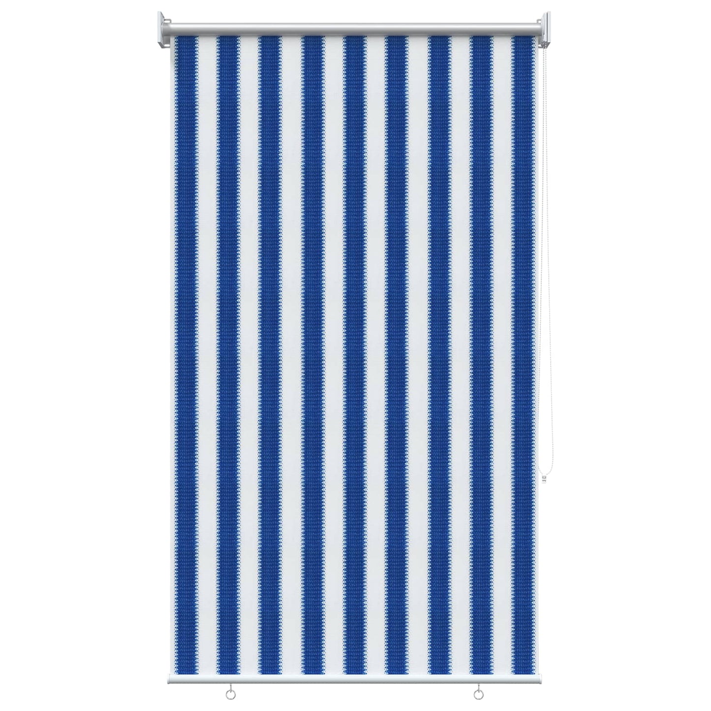 Buitenrolgordijn 90% UV-blok Blauw en Witte Streep 100 x 230 cm is nu te koop bij PeponiXL, paradijselijk wonen!